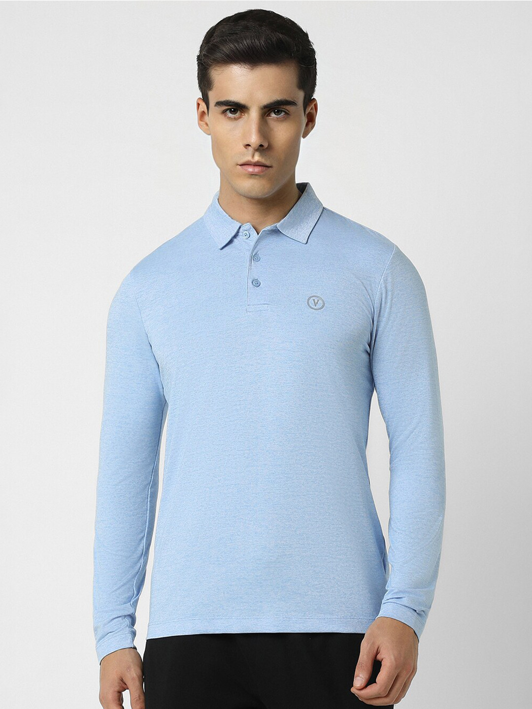 

Van Heusen Flex Polo Collar Slim Cotton Fit T-shirt, Blue