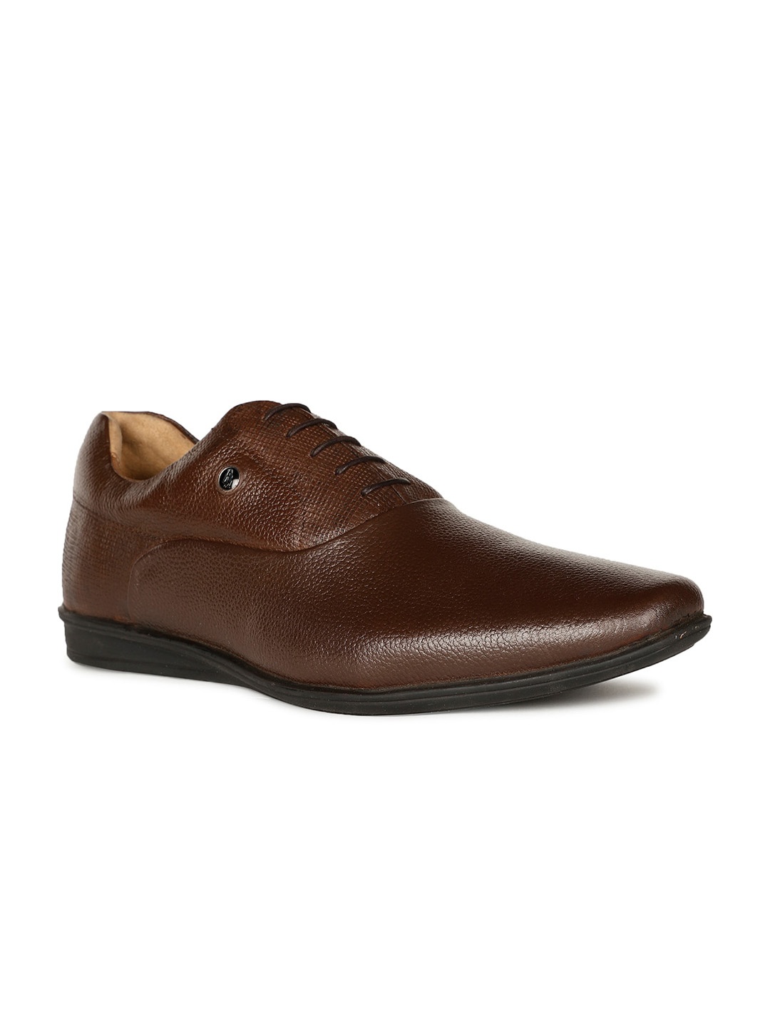 

Hush Puppies Men Lace-Ups Leather Formal Oxfords Shoes, Brown