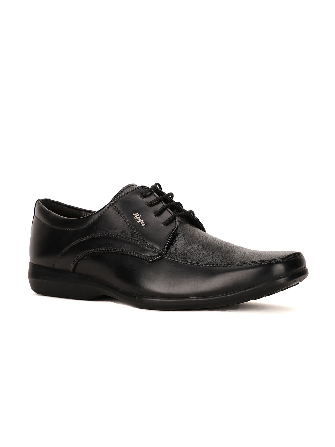 

Bata Men Round Toe Formal Derbys, Black