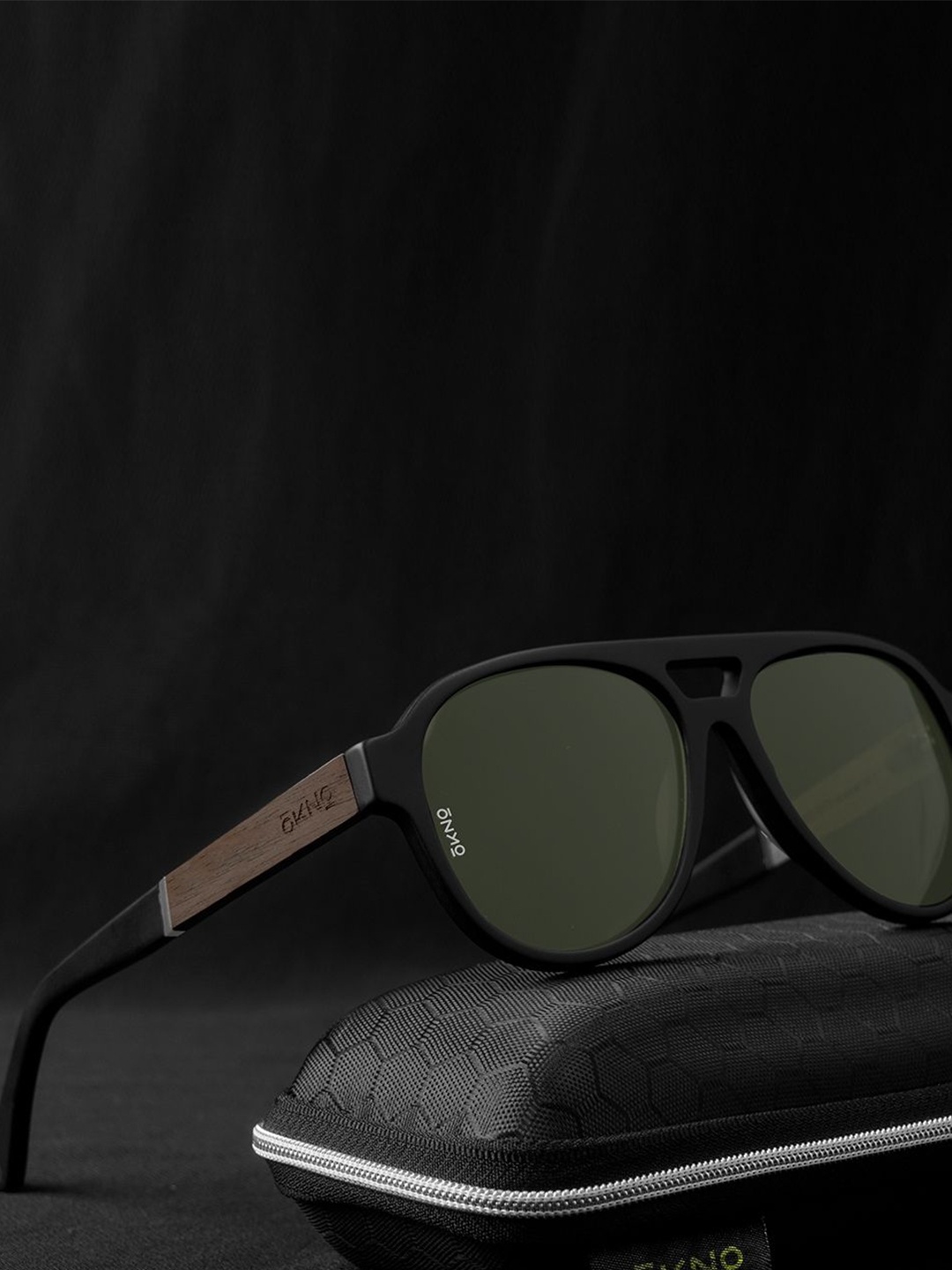 

OKNO Unisex Aviator Sunglasses With Polarised Lens YamaSOKYamaSC1, Green