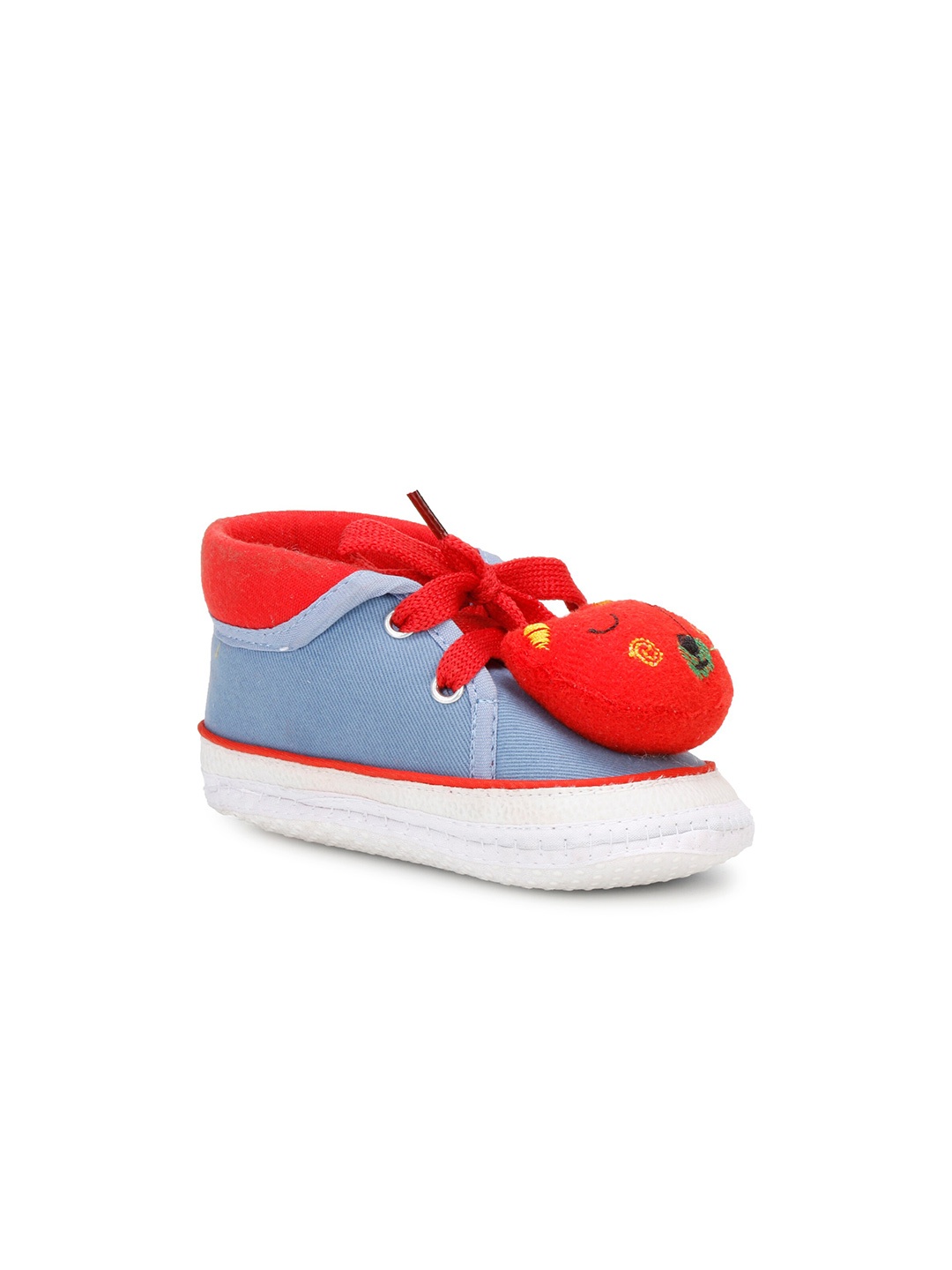 

BAESD Infant Kids Cotton Jeans Booties, Red