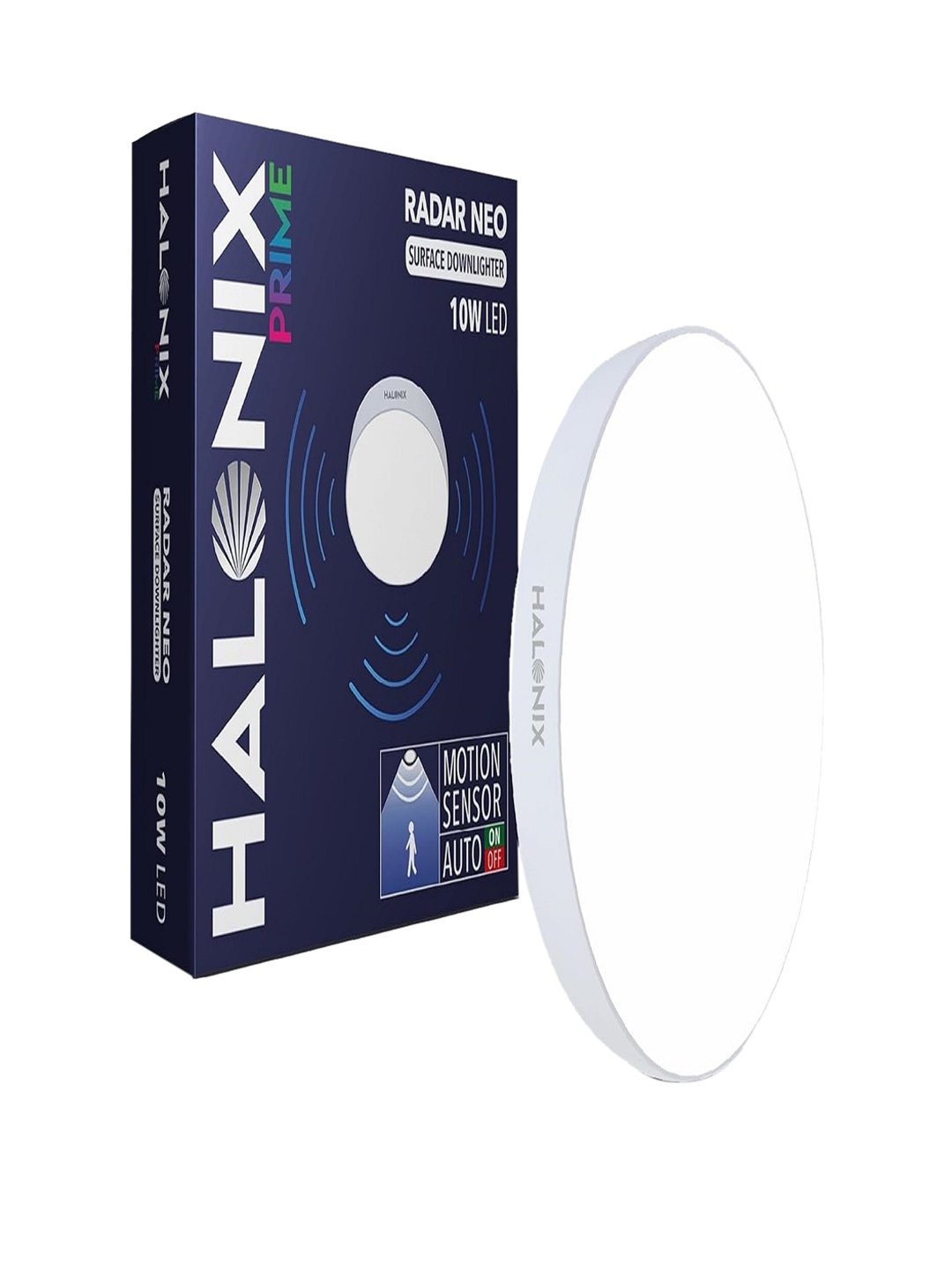 

Halonix Blue White 10 Pieces Round Ceiling Lamps