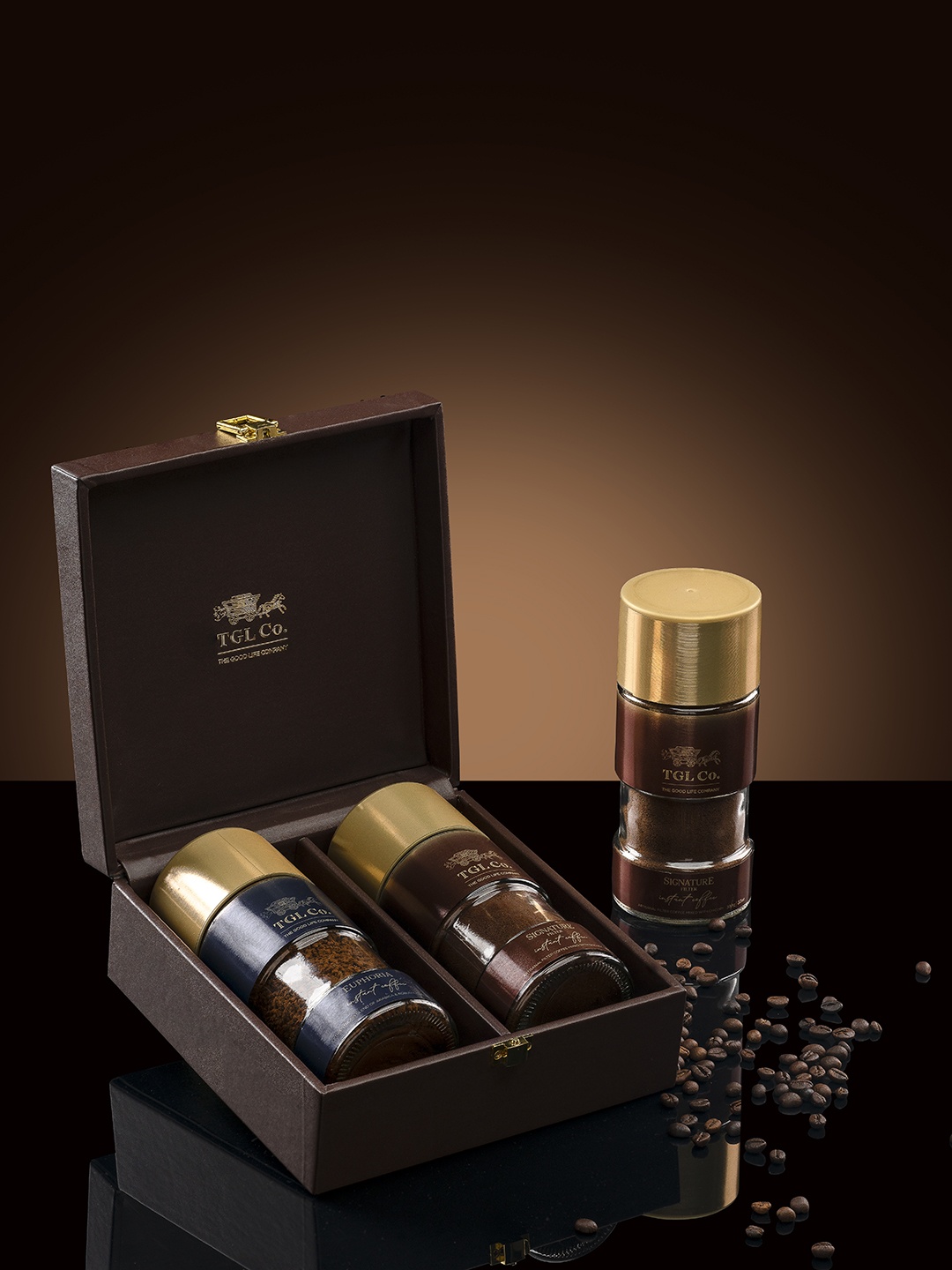 

TGL Co. The Good Life Company Timeless Passion Coffee-100 Gms, Coffee brown