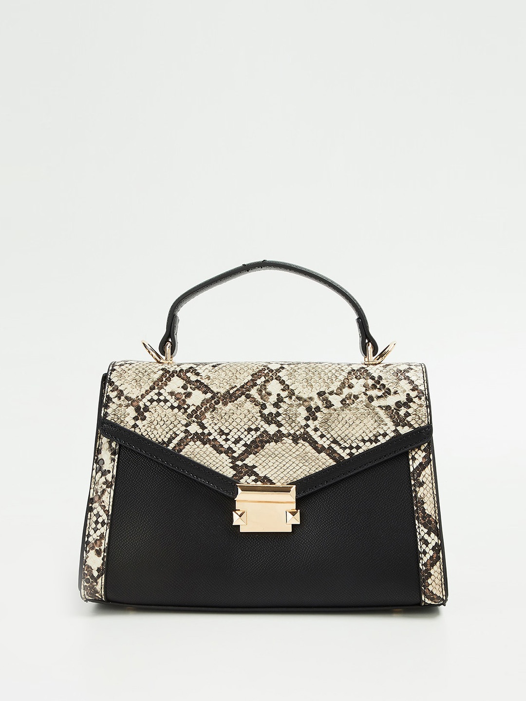 

CODE by Lifestyle Animal Textured Structured Sling Bag, Black