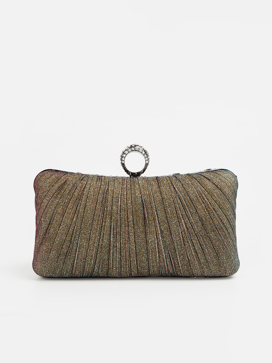 

CODE by Lifestyle Embellished Box Clutch, Gold