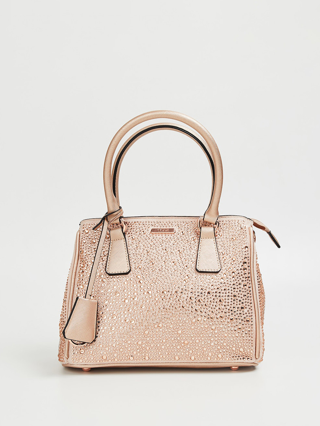 

CODE by Lifestyle Embellished Structured Handheld Bag, Gold