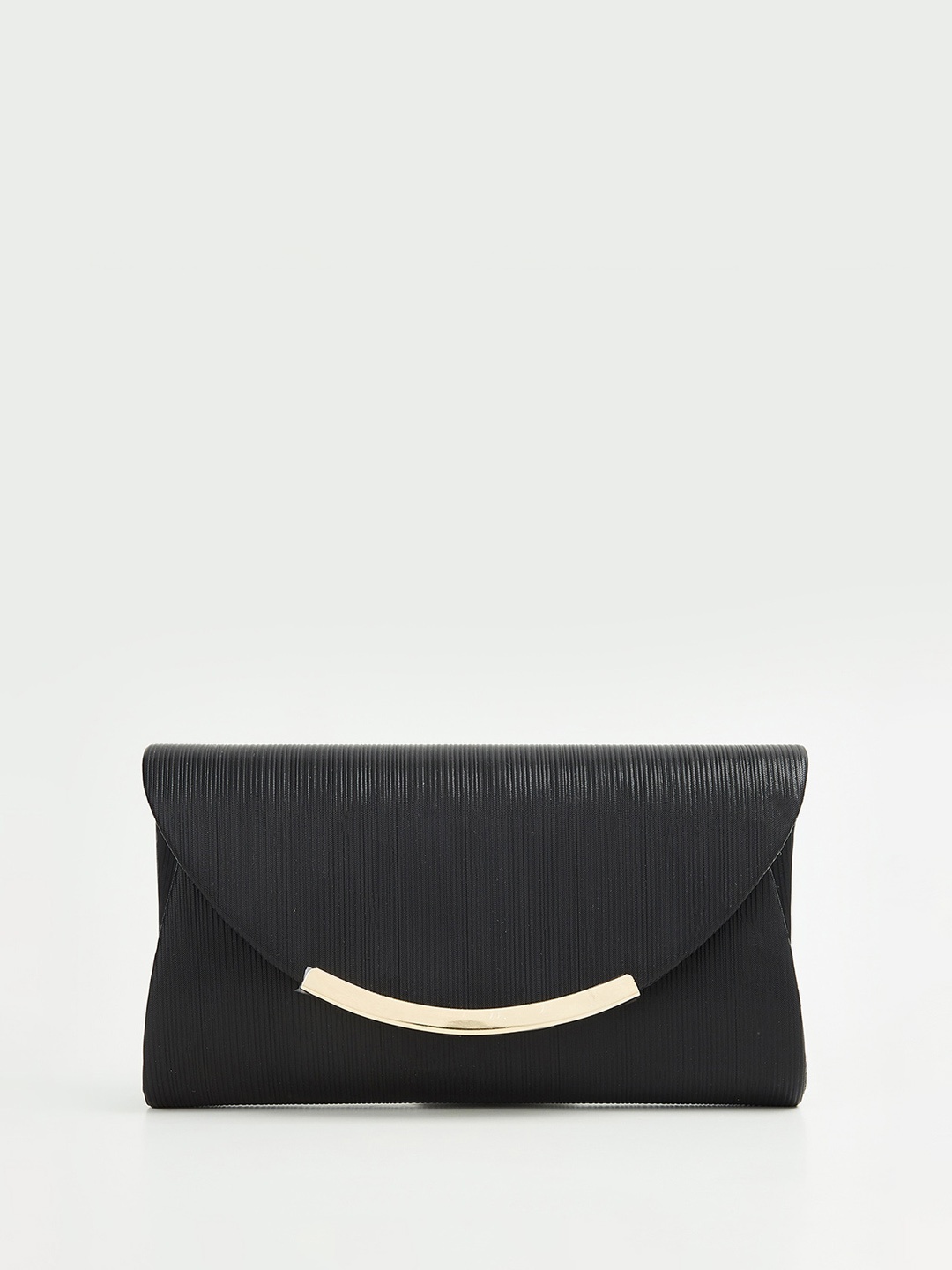 

CODE by Lifestyle Textured Envelope Clutch, Black