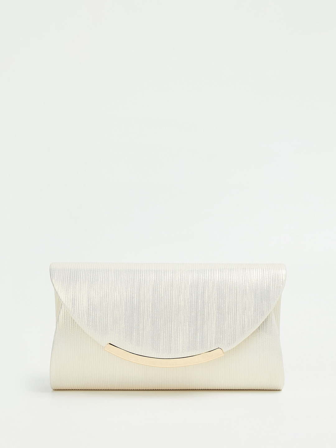 

CODE by Lifestyle Textured Envelope Clutch, Beige