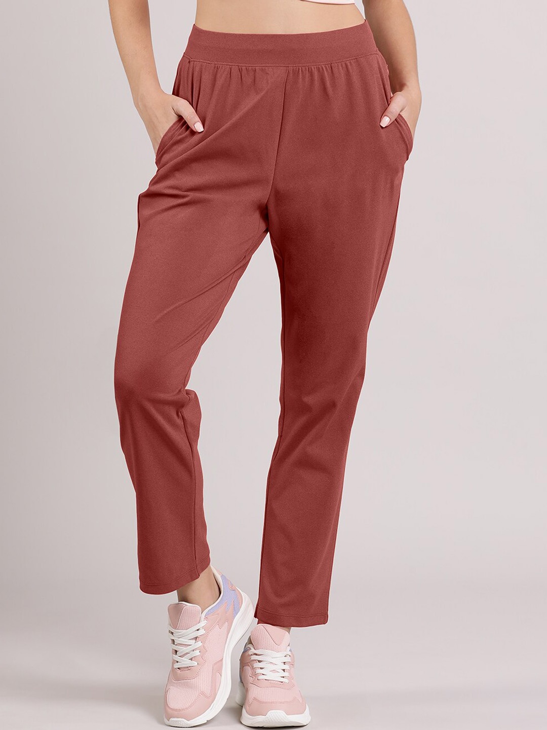 

Amante Women Full Length Energize Flexi Track Pants, Brown