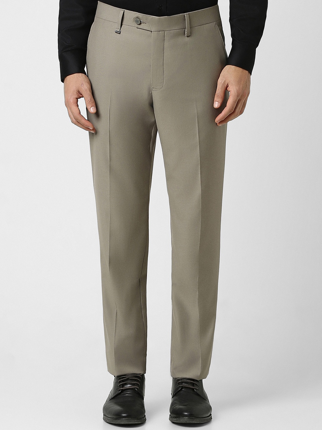 

Van Heusen Men Slim Fit Formal Trousers, Brown