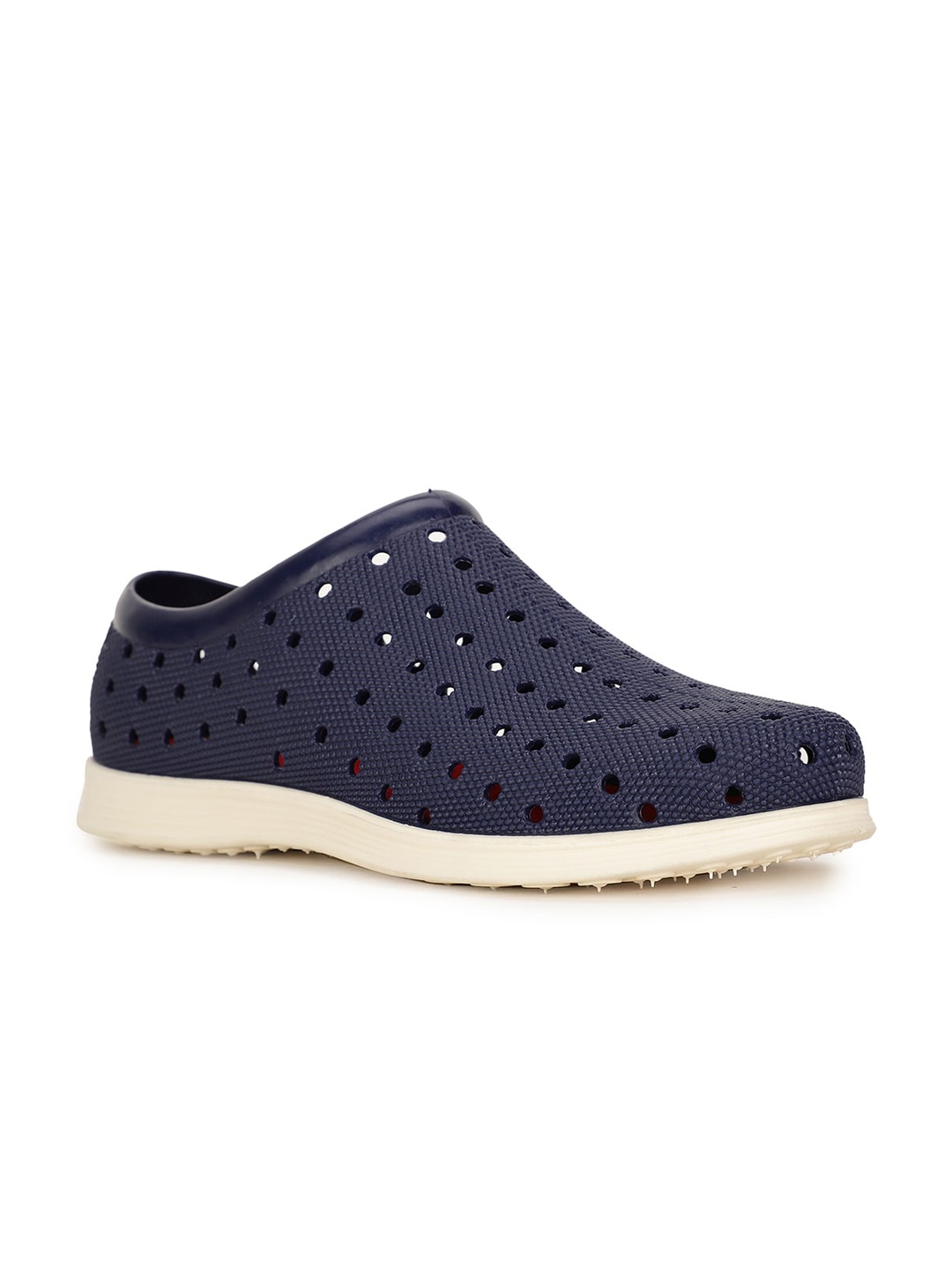 

Bata Men Round Toe Slip-On Sneakers, Navy blue