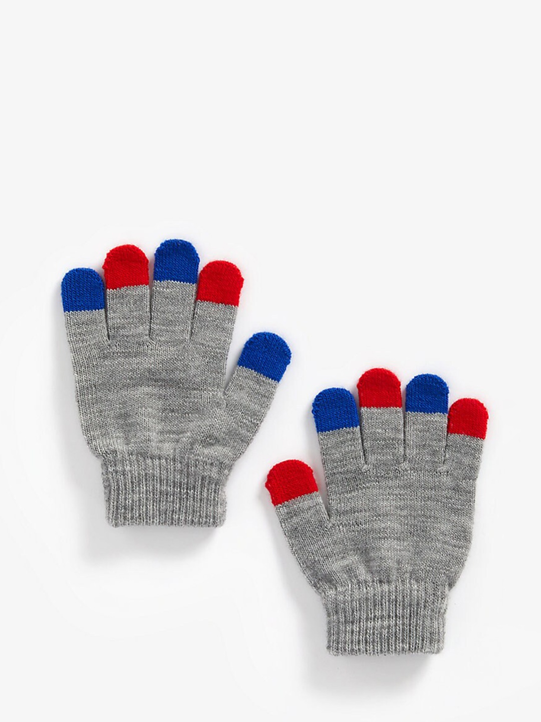

mothercare Boys Patterned Winter Gloves, Grey