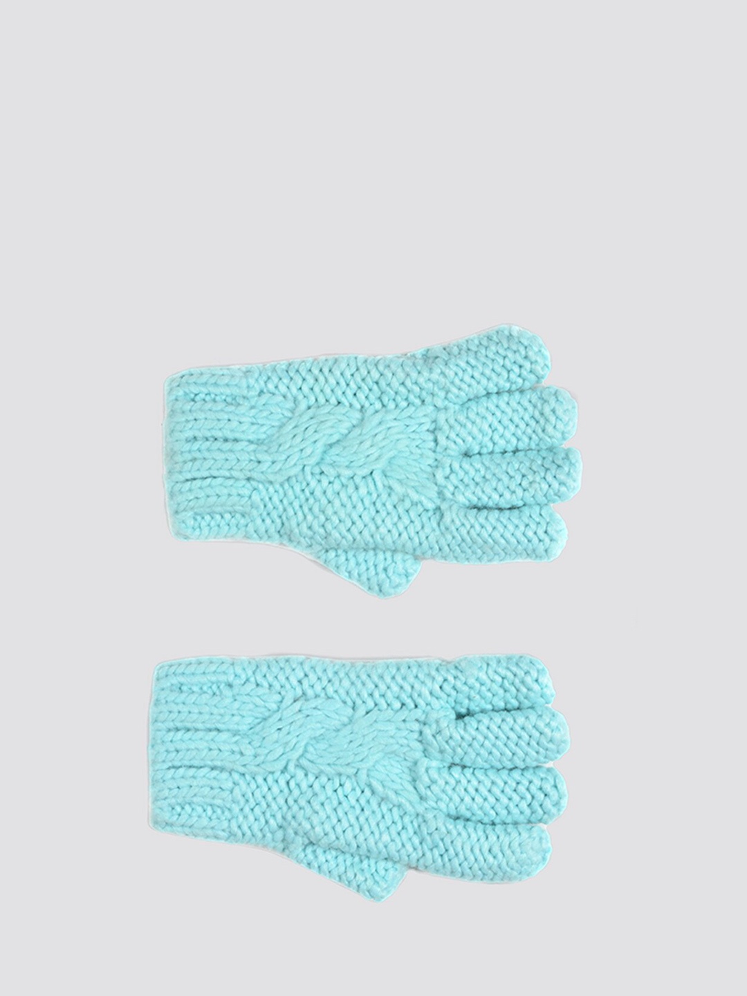 

mothercare Kids Self Design Winter Gloves, Sea green
