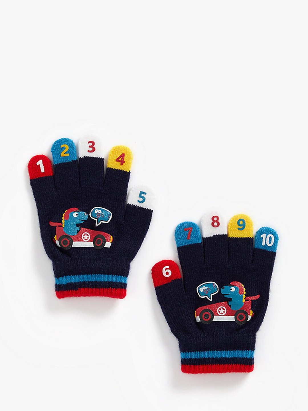 

mothercare Girls Patterned Winter Gloves, Black