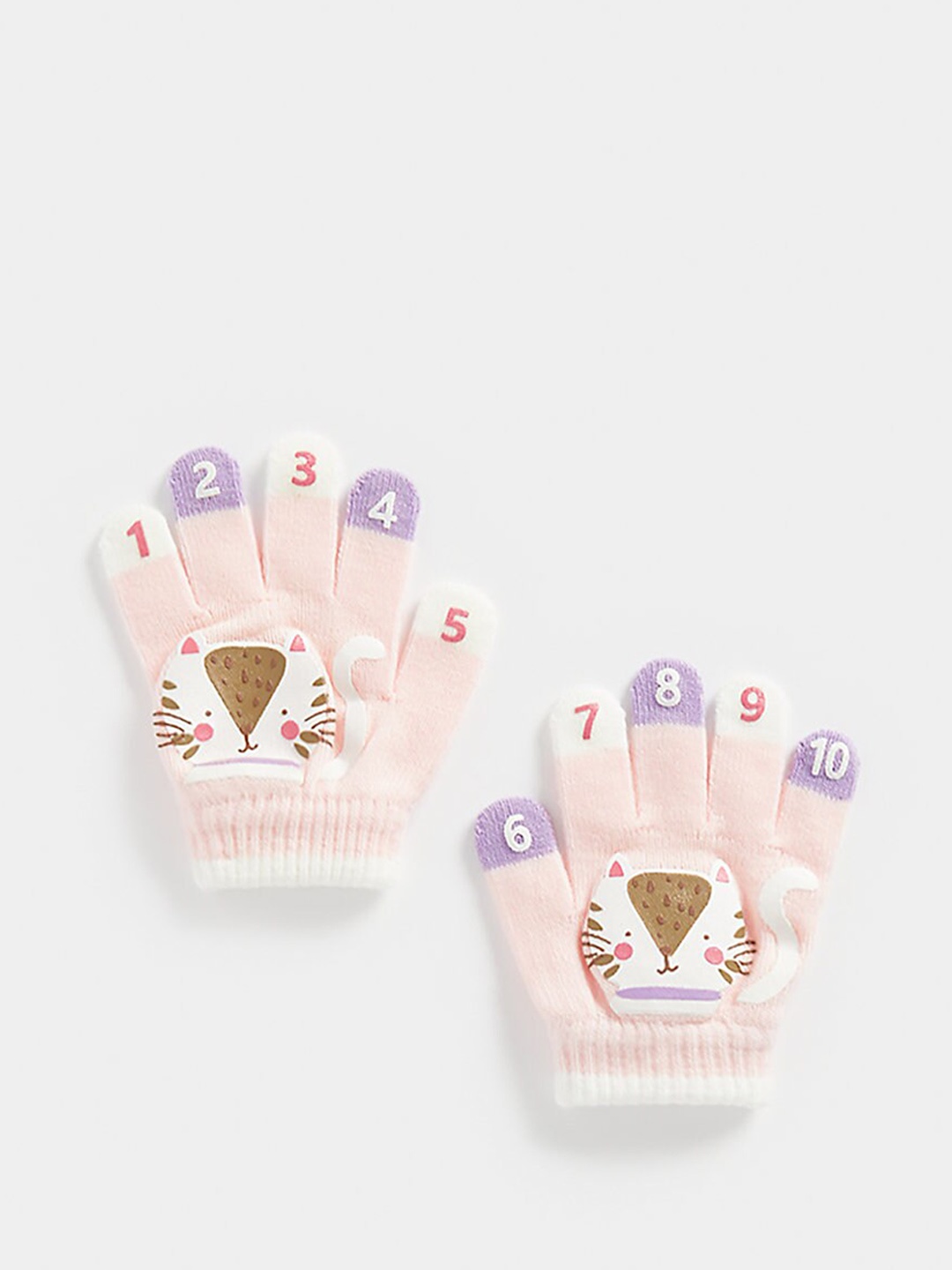 

mothercare Boys Patterned Winter Gloves, Pink