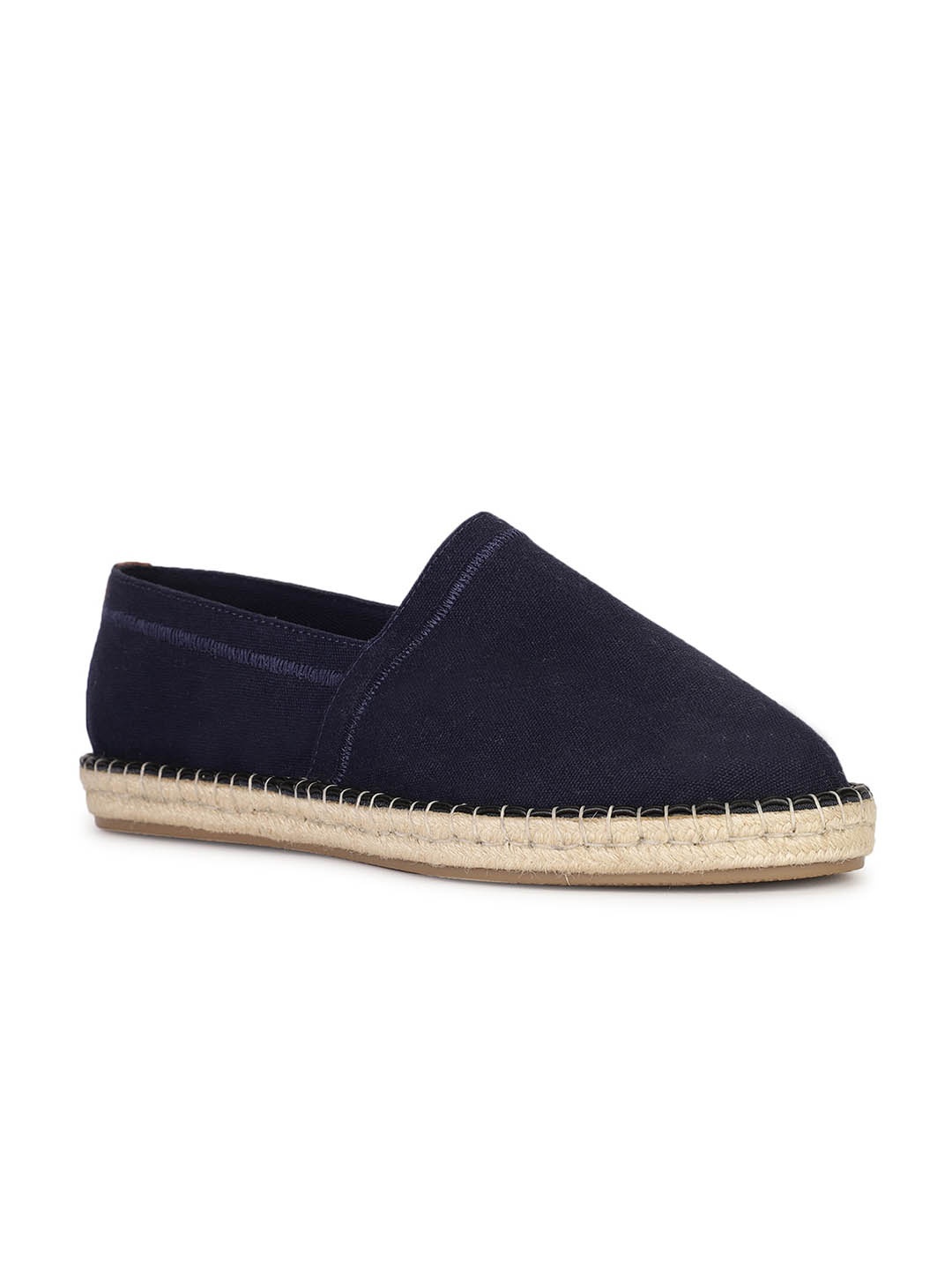 

Hush Puppies Men Round Toe Canvas Espadrilles, Navy blue