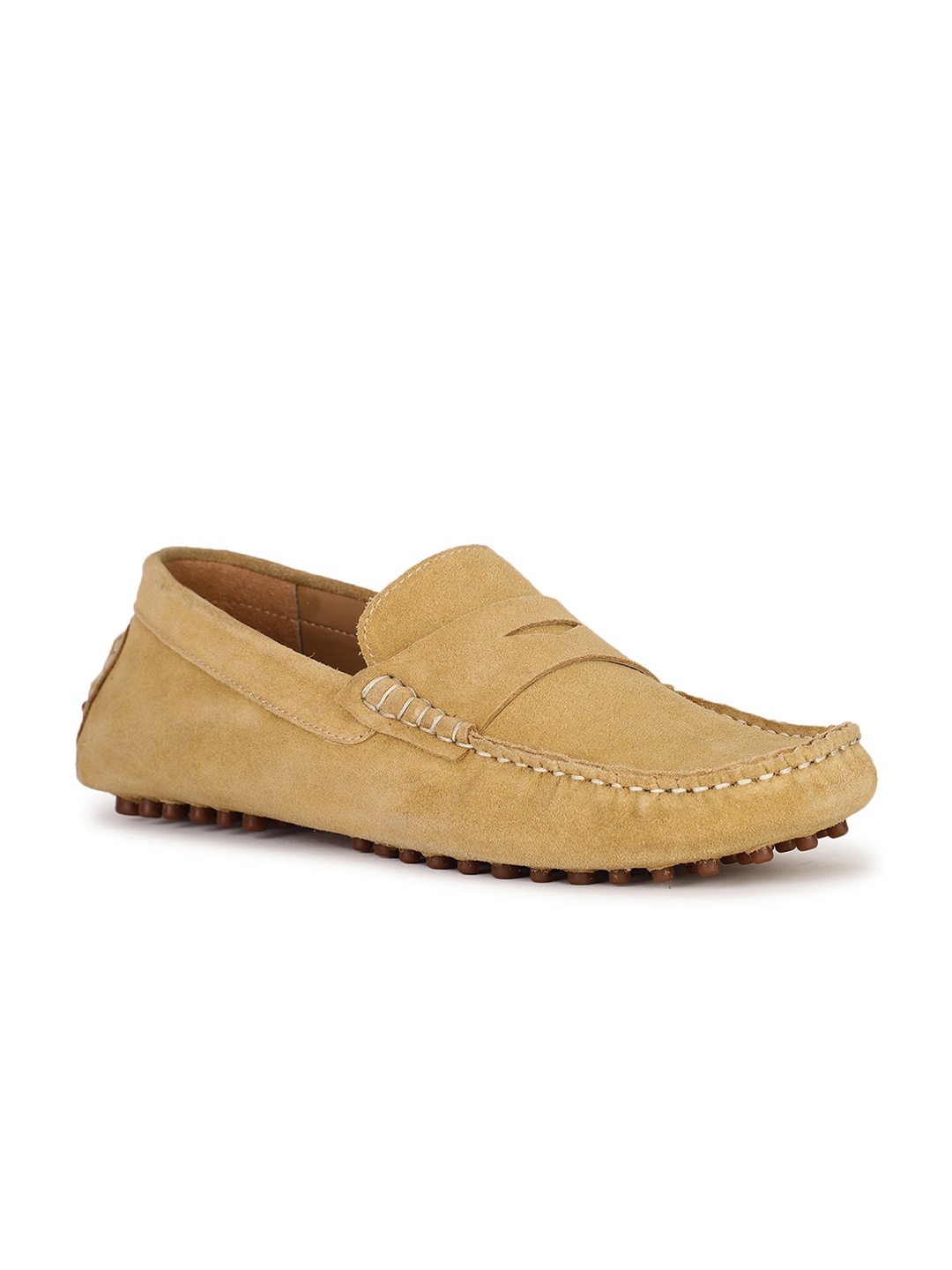 

Hush Puppies Men Slip-On Loafers, Tan