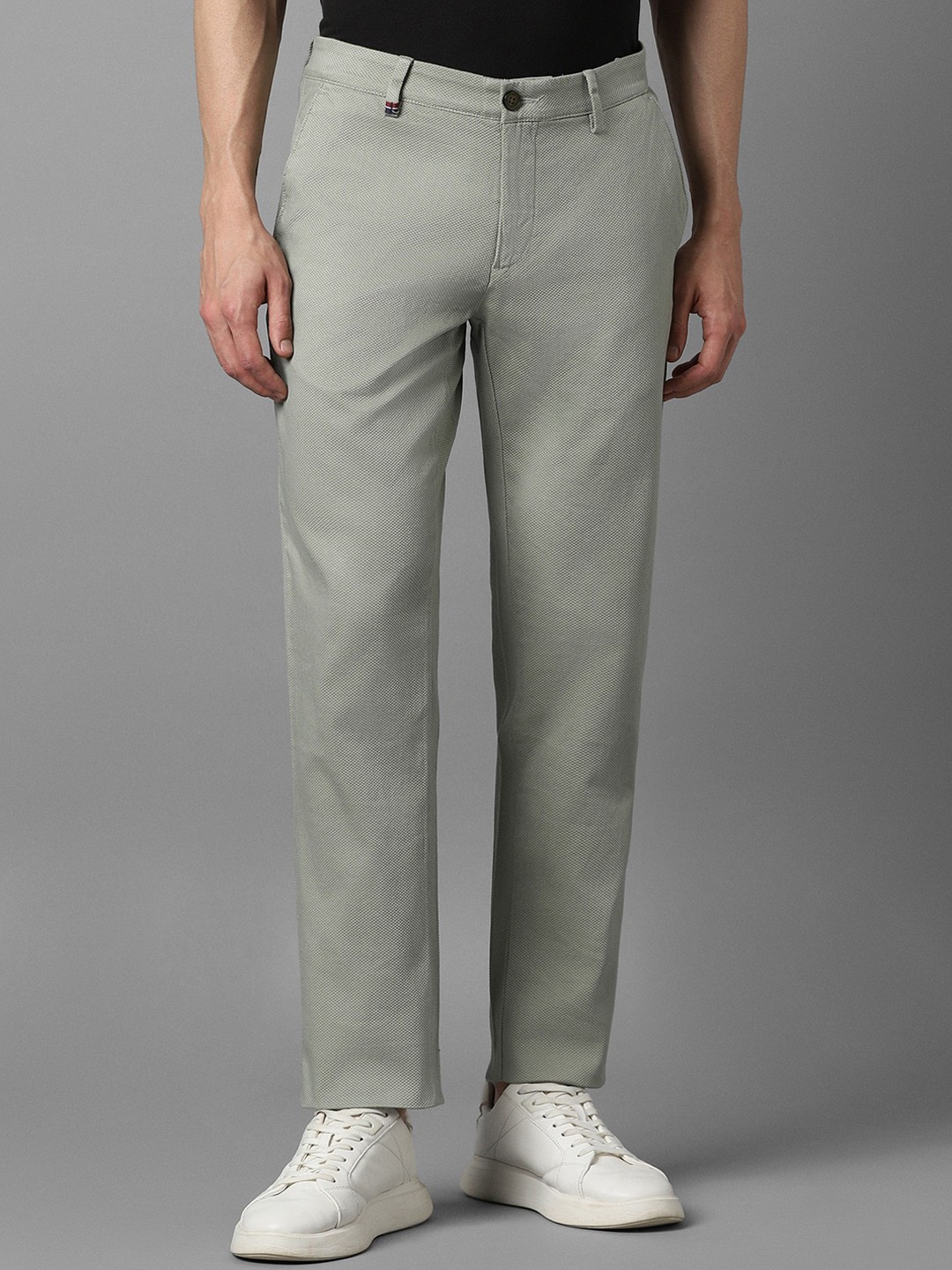 

Louis Philippe Sport Men Slim Fit Trousers, Green