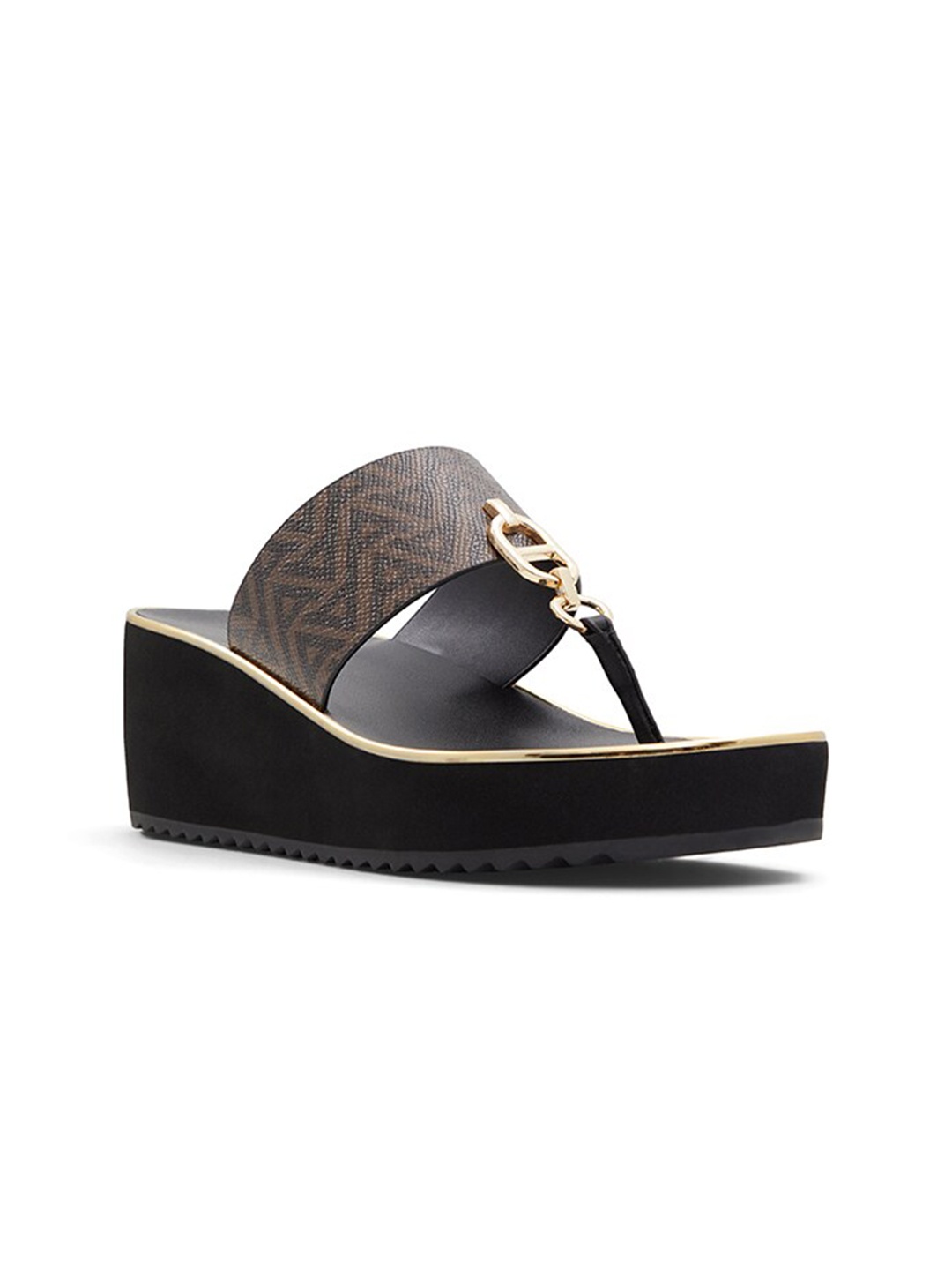 

ALDO Printed Wedge Heels, Black