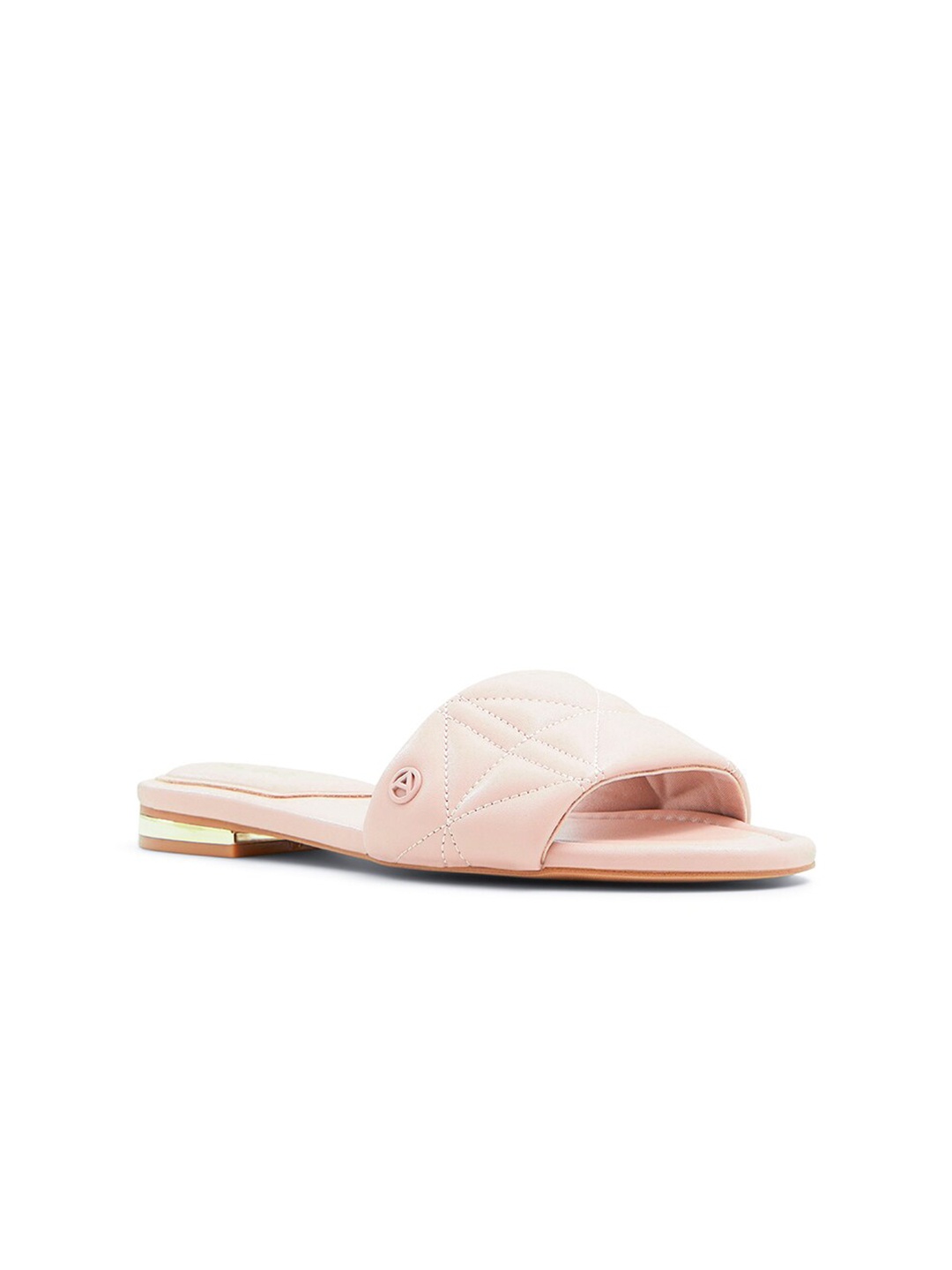 

ALDO Textured Open Toe Flats, Pink