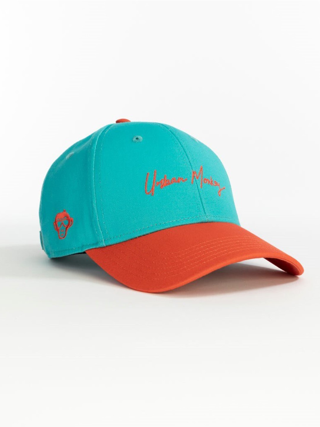 

Urban Monkey Unisex Printed Cotton Baseball Cap, Blue