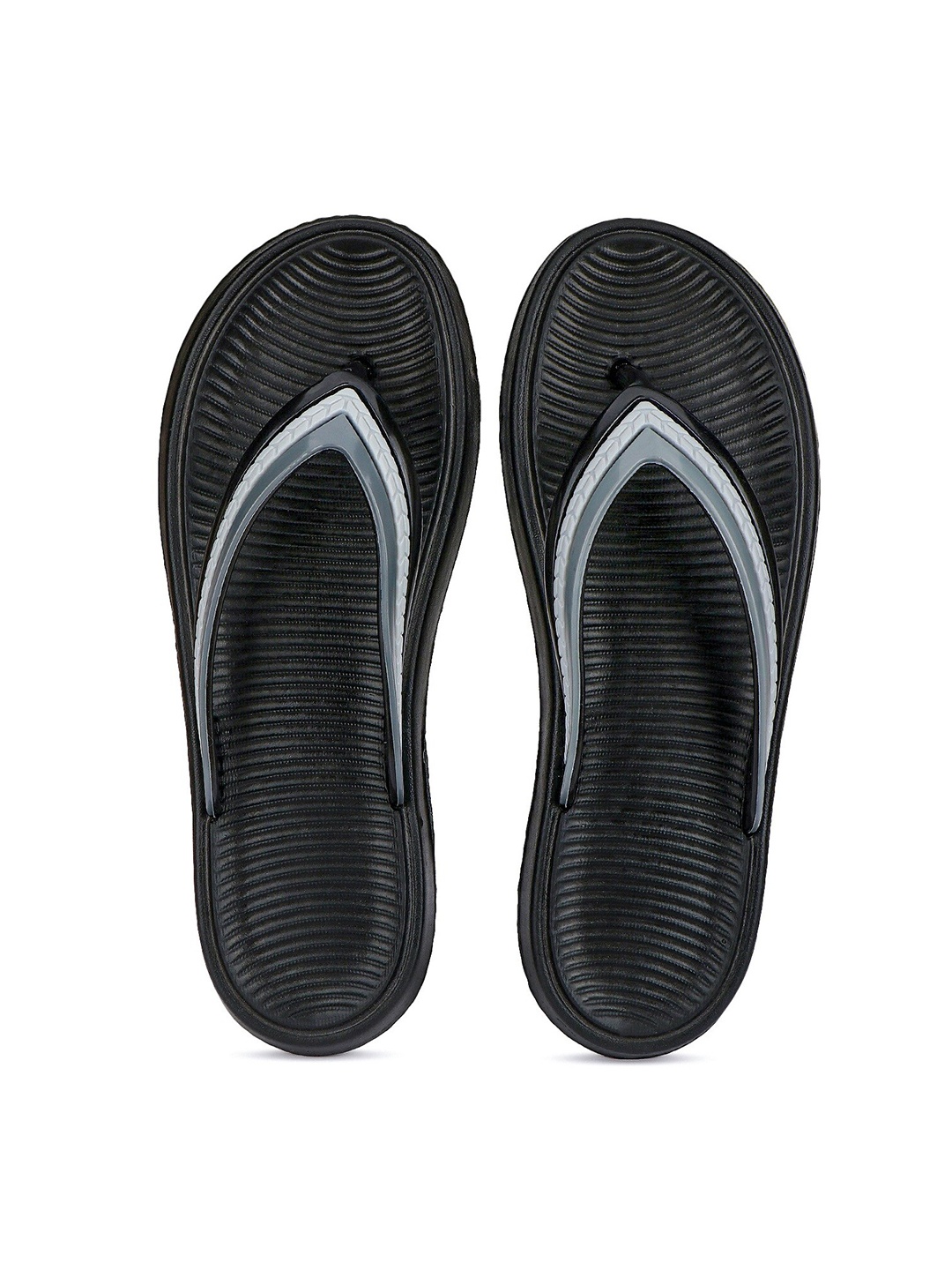 

BERSACHE Women Lightweight Rubber Thong Flip-Flops, Black