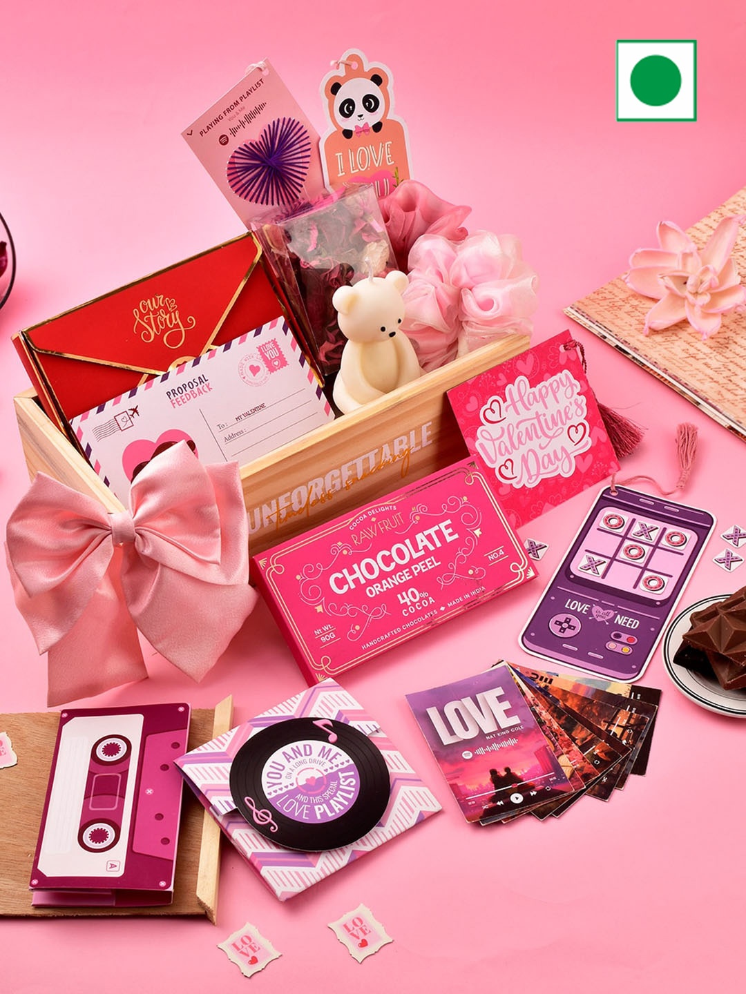 

RawFruit Valentine'S Favourite Assorted Gifts, Pink