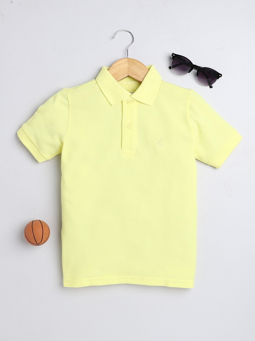 

BAESD Boys Polo Collar Cotton T-shirt, Yellow