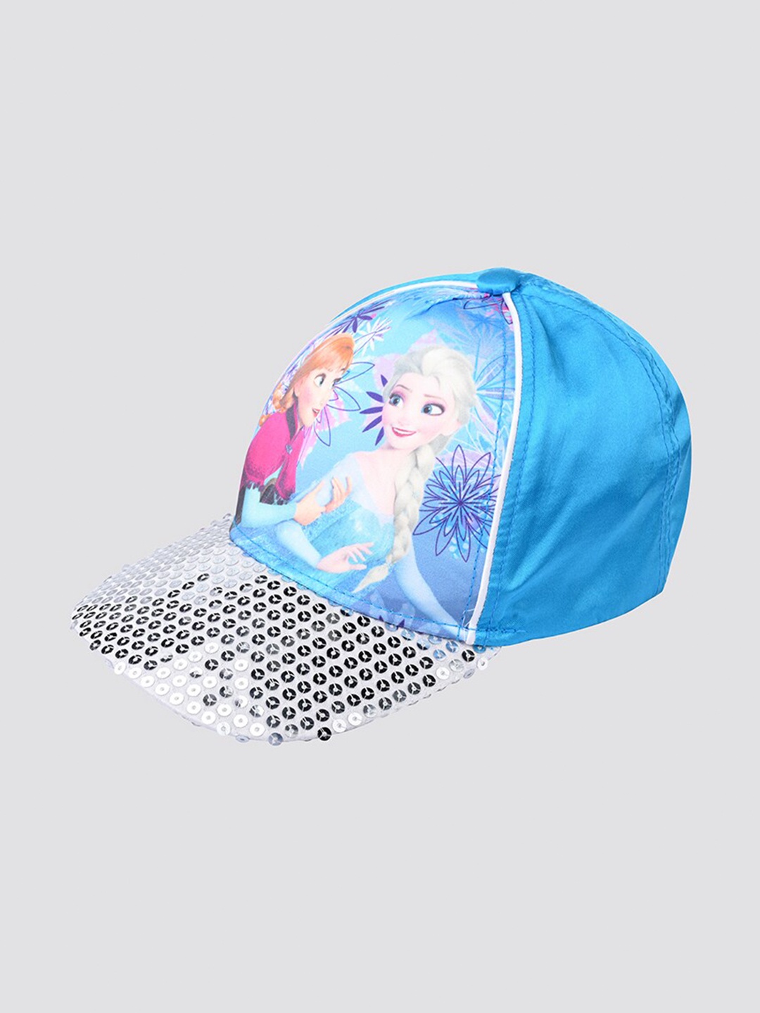 

mothercare Kids Elsa & Anna Printed Baseball Cap, Blue