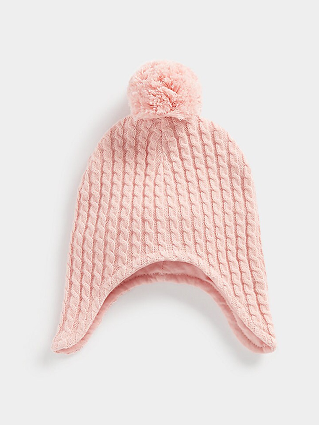 

mothercare Boys Self Design Beanie Cap, Pink