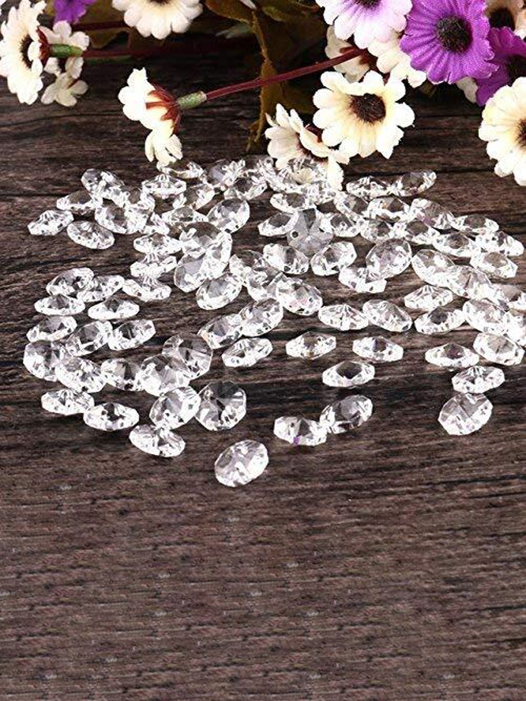 

crysta world Transparent Abstract Glass Contemporary Textured Ceiling Lamps