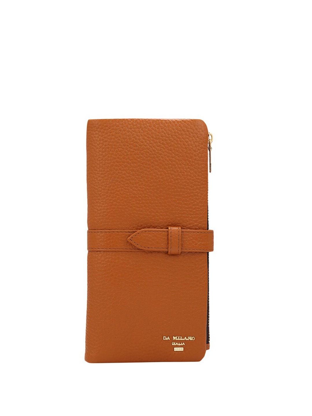 

Da Milano Leather Two Fold Wallet, Orange
