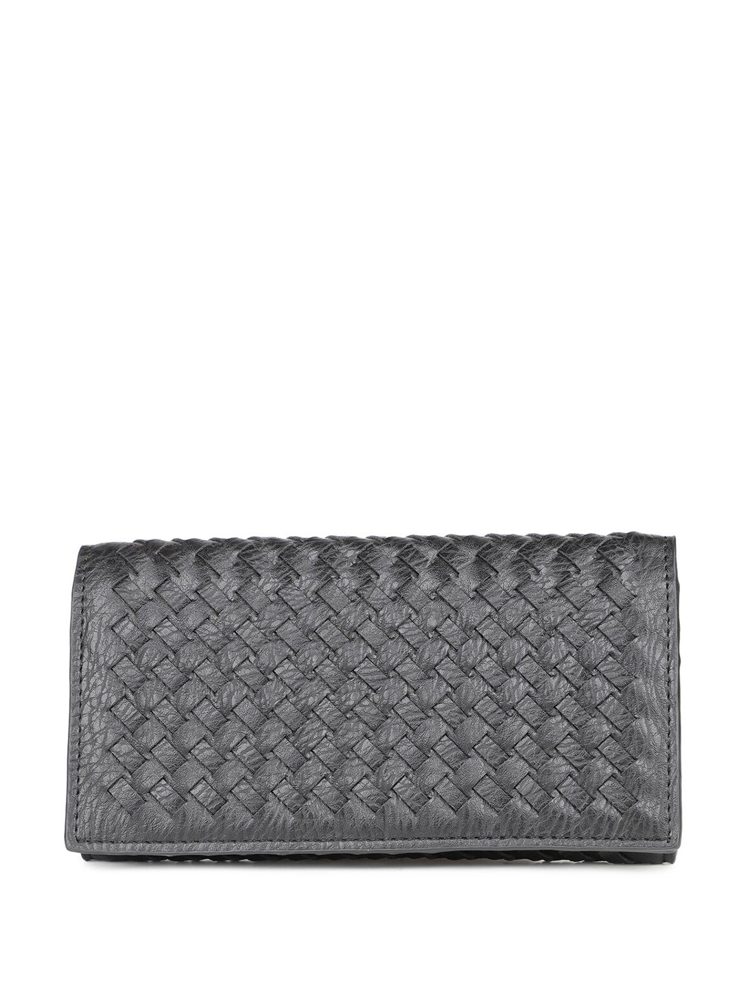 

Inc 5 Women Textured Two Fold Wallet, Black