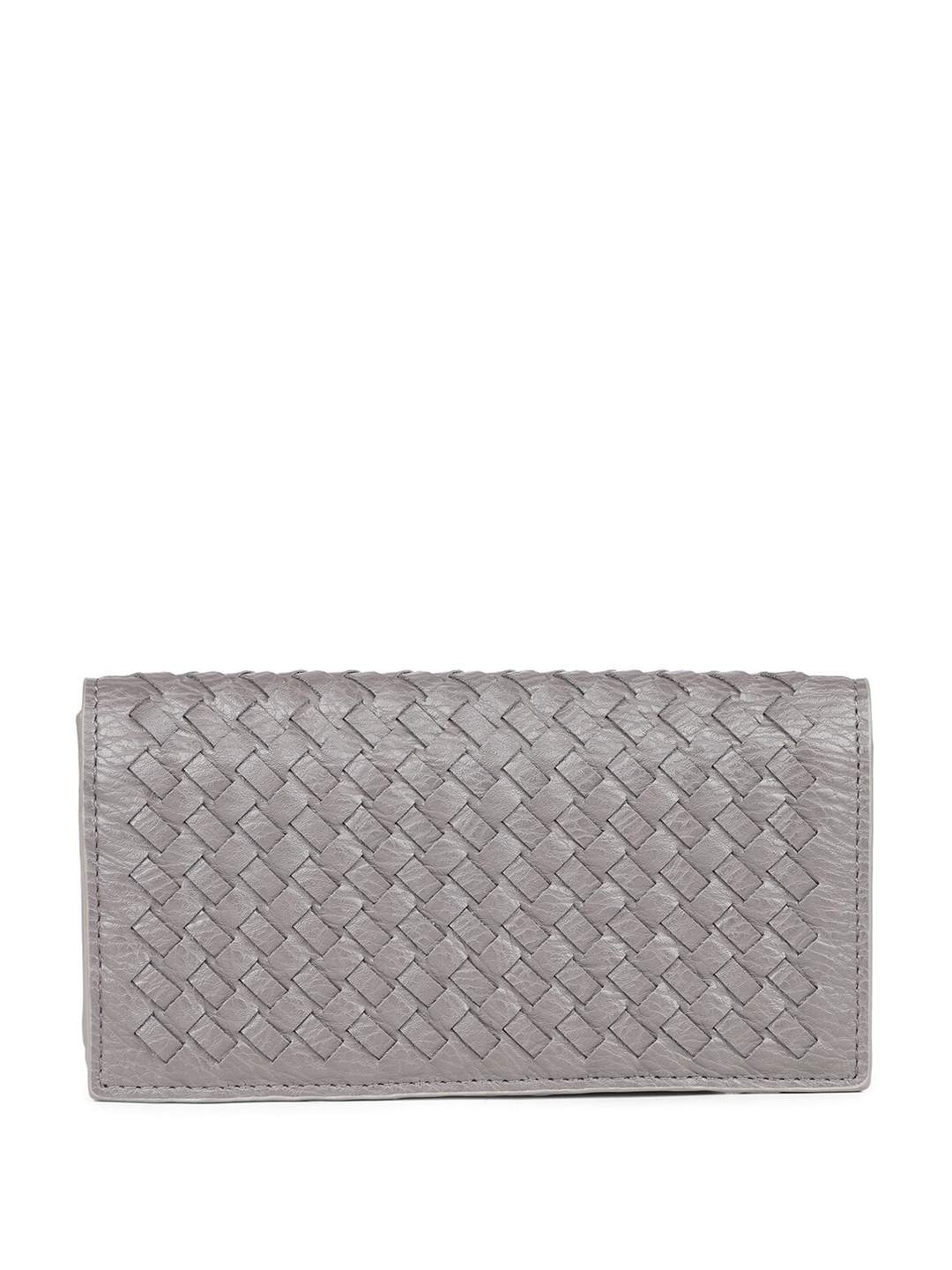 

Inc 5 Women Textured Two Fold Wallet, Grey
