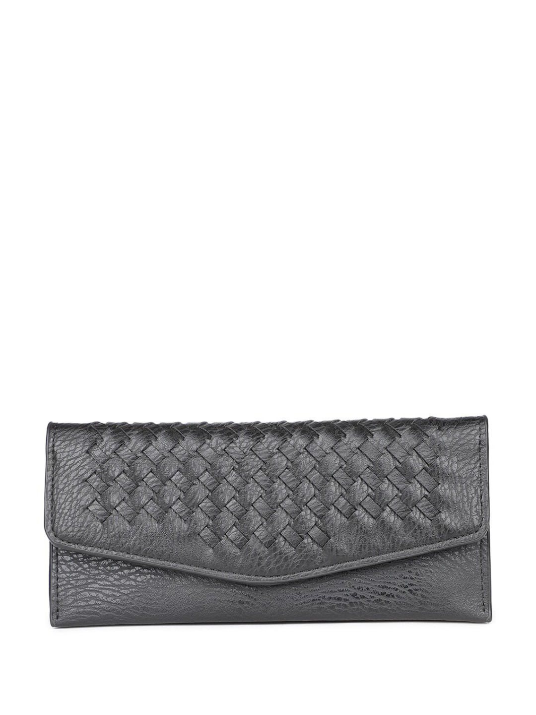 

Inc 5 Women Textured Two Fold Wallet, Black