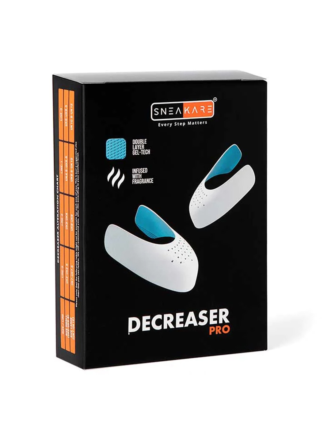 SNEAKARE Decreaser Pro Crease Protector For Sneakers, White