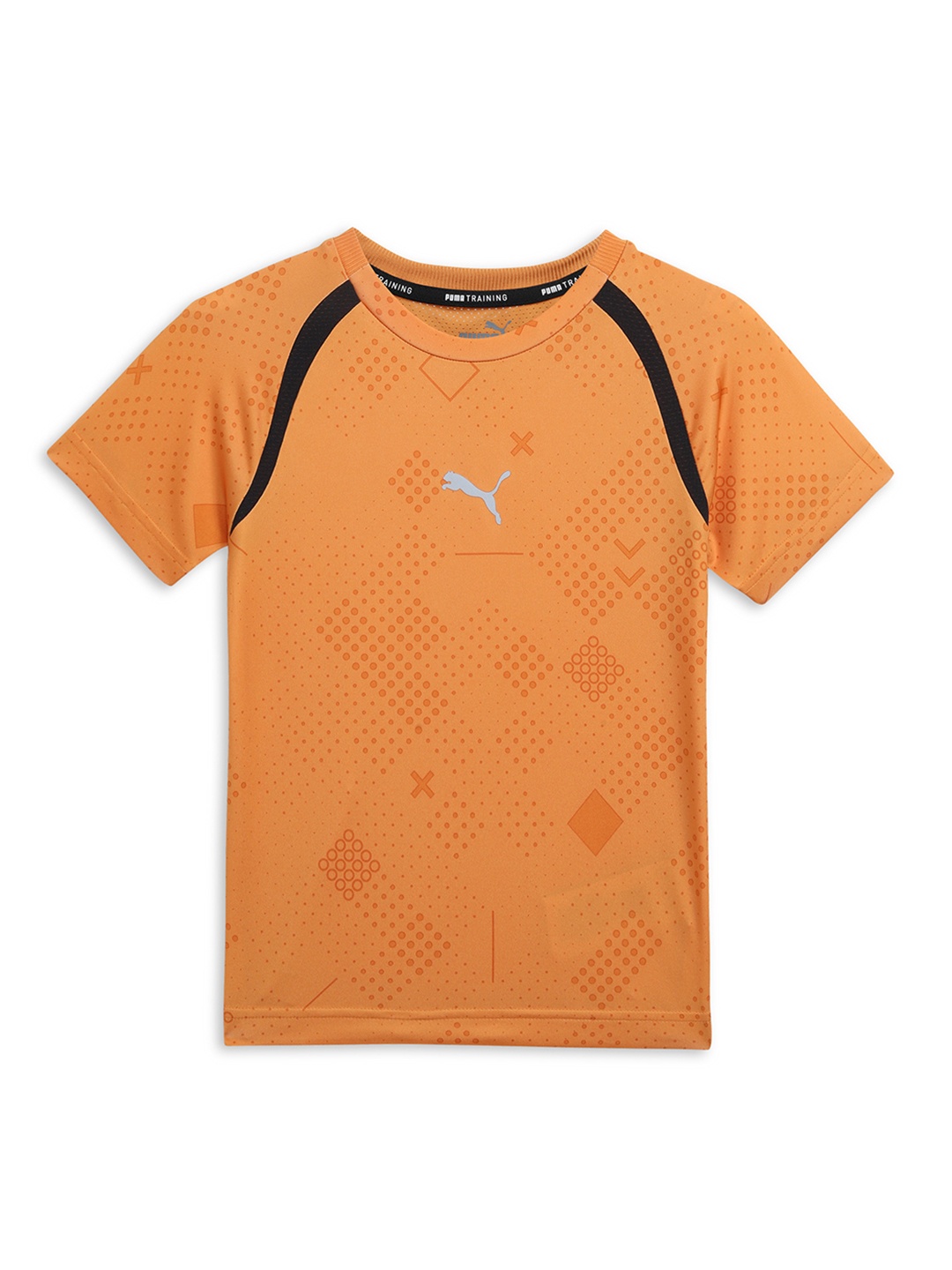 

one8 x PUMA Boys Printed Training T-shirt, Orange