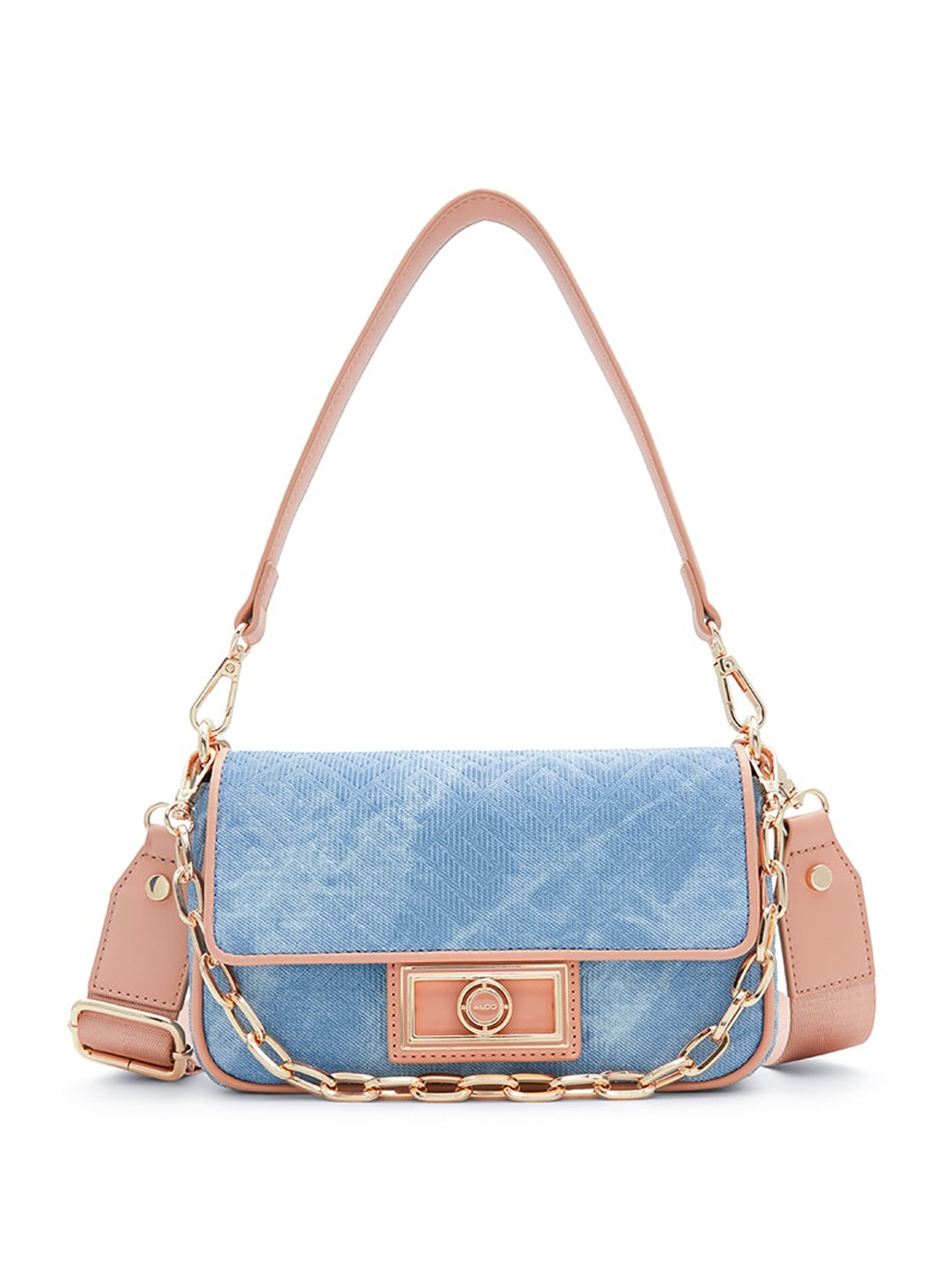 

ALDO Textured Structured Shoulder Bag, Blue