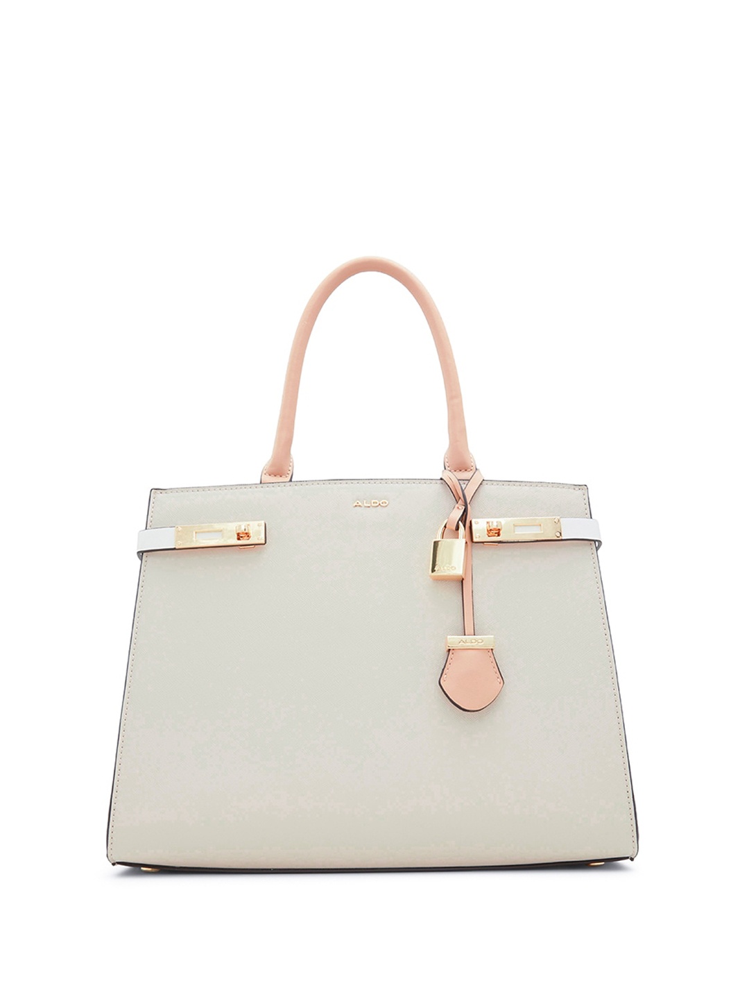 

ALDO Structured Handheld Bag, Beige
