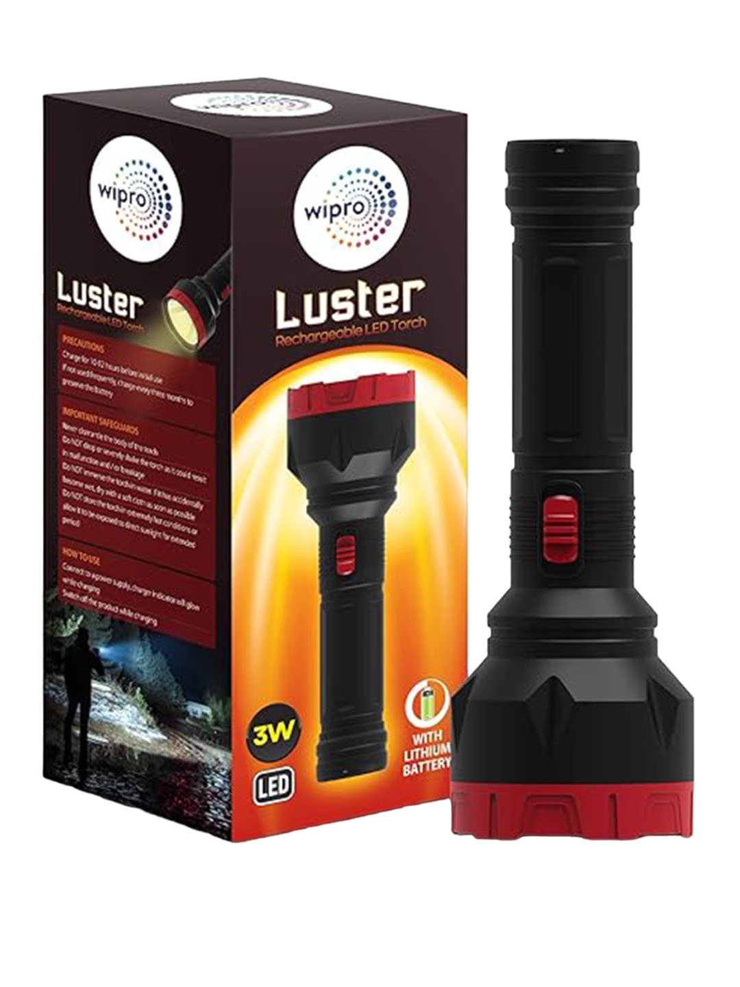 

Wipro Unisex Red Table Lamps