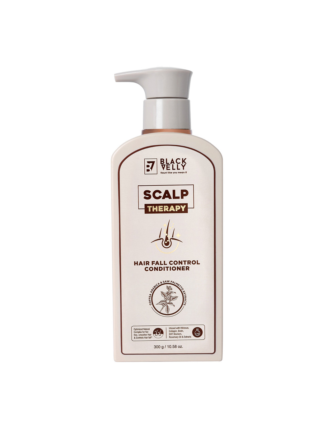 

BLACKVELLY Scalp Therapy Hairfall Control Conditioner - 300g, Cream