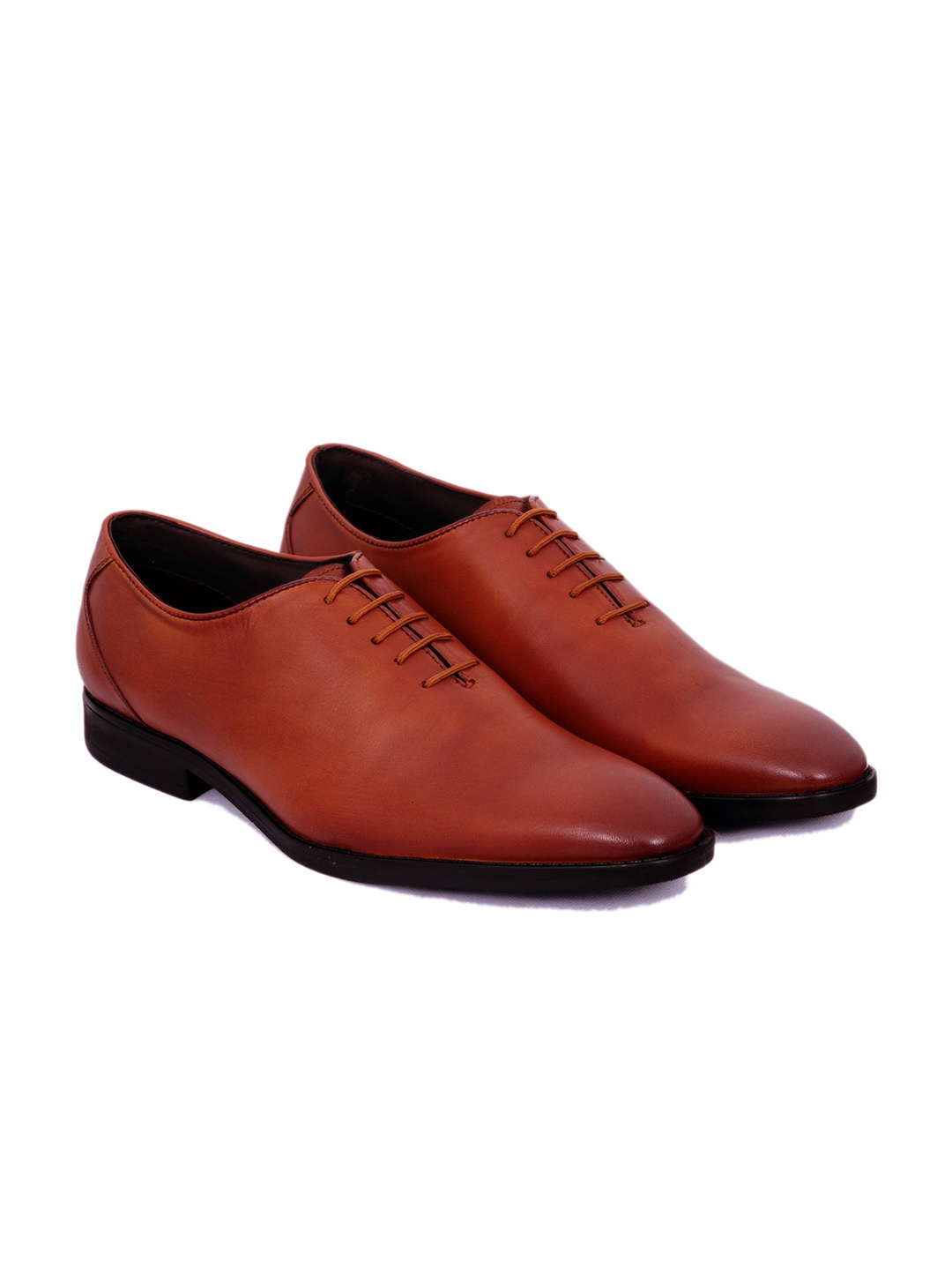 

Greentech Men Leather Formal Oxfords, Tan