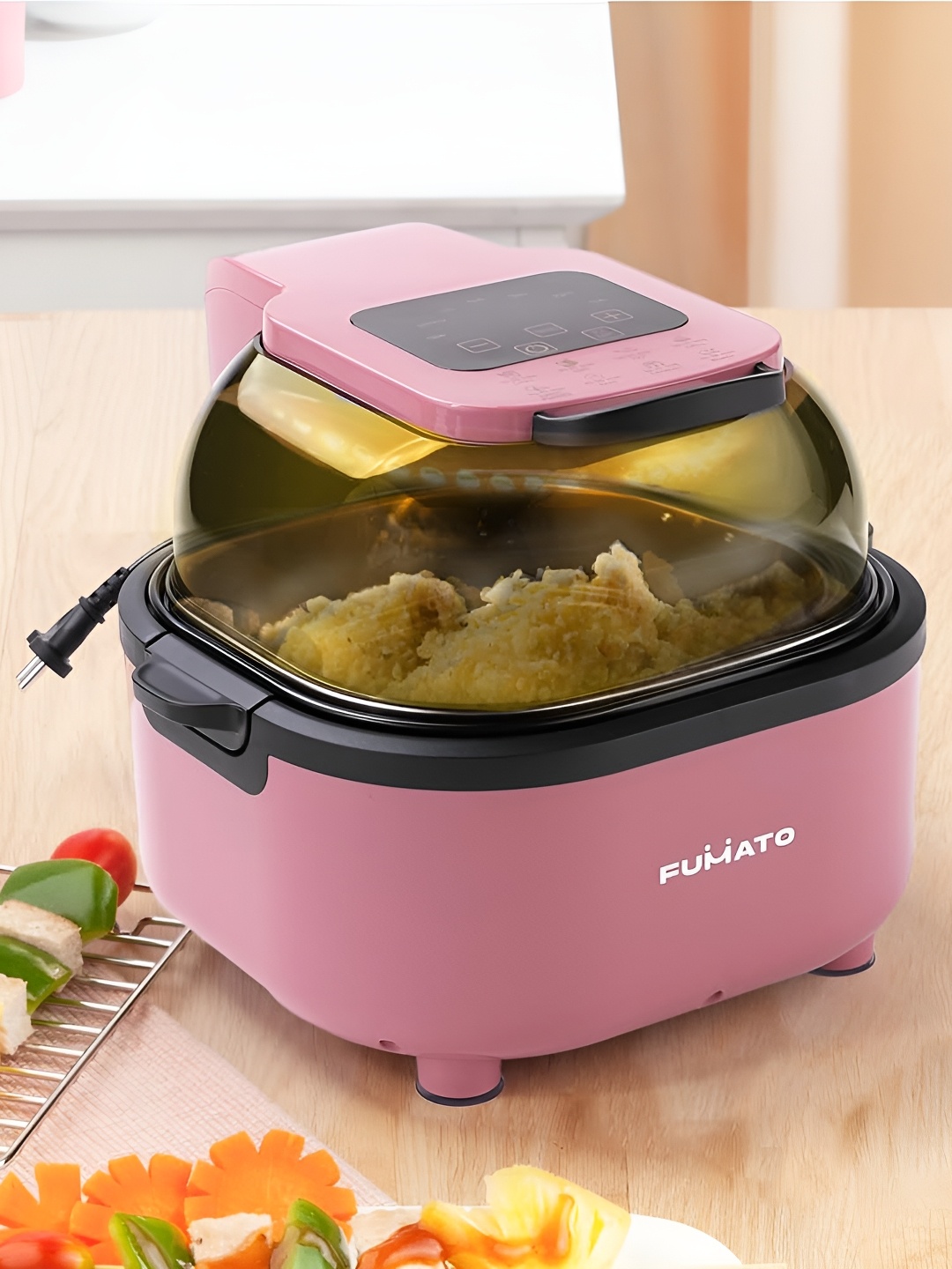 

The Better Home Pink & Black Fumato Digital Air Frye-1100W