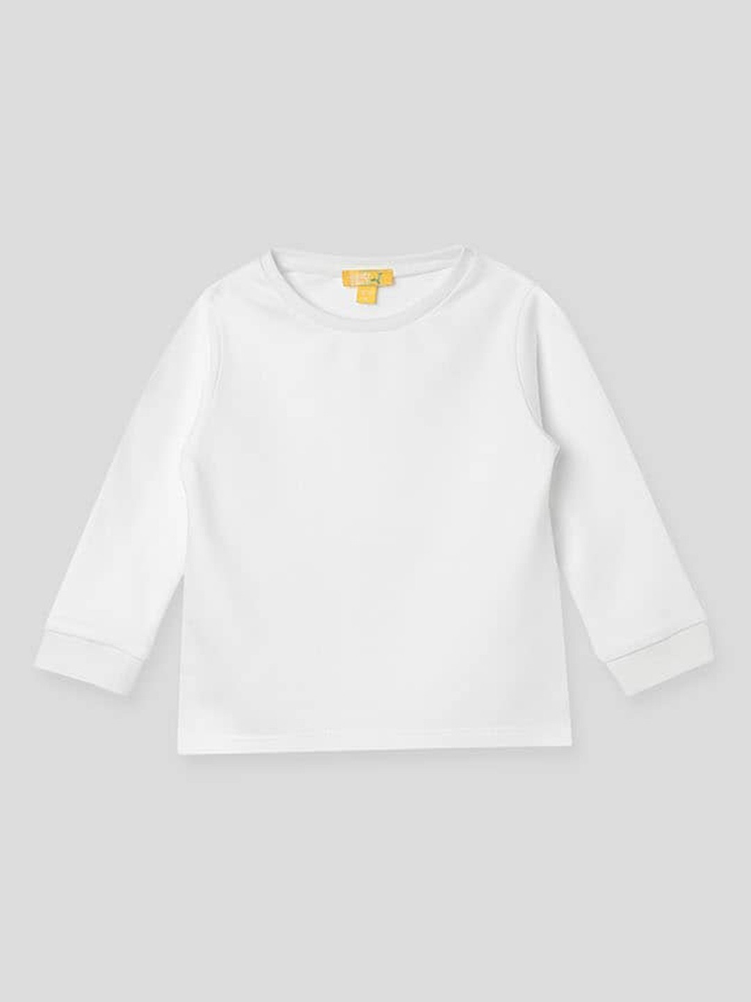 

Somersault Kids Round Neck Long Sleeves Pure Cotton Thermal Set, White