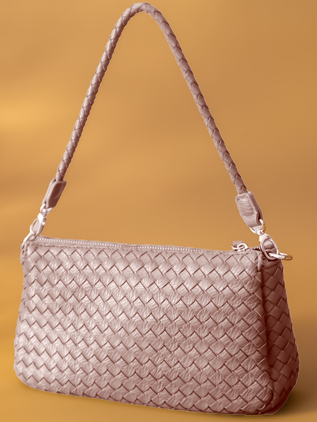 

Inc 5 Textured Structured Shoulder Bag, Brown