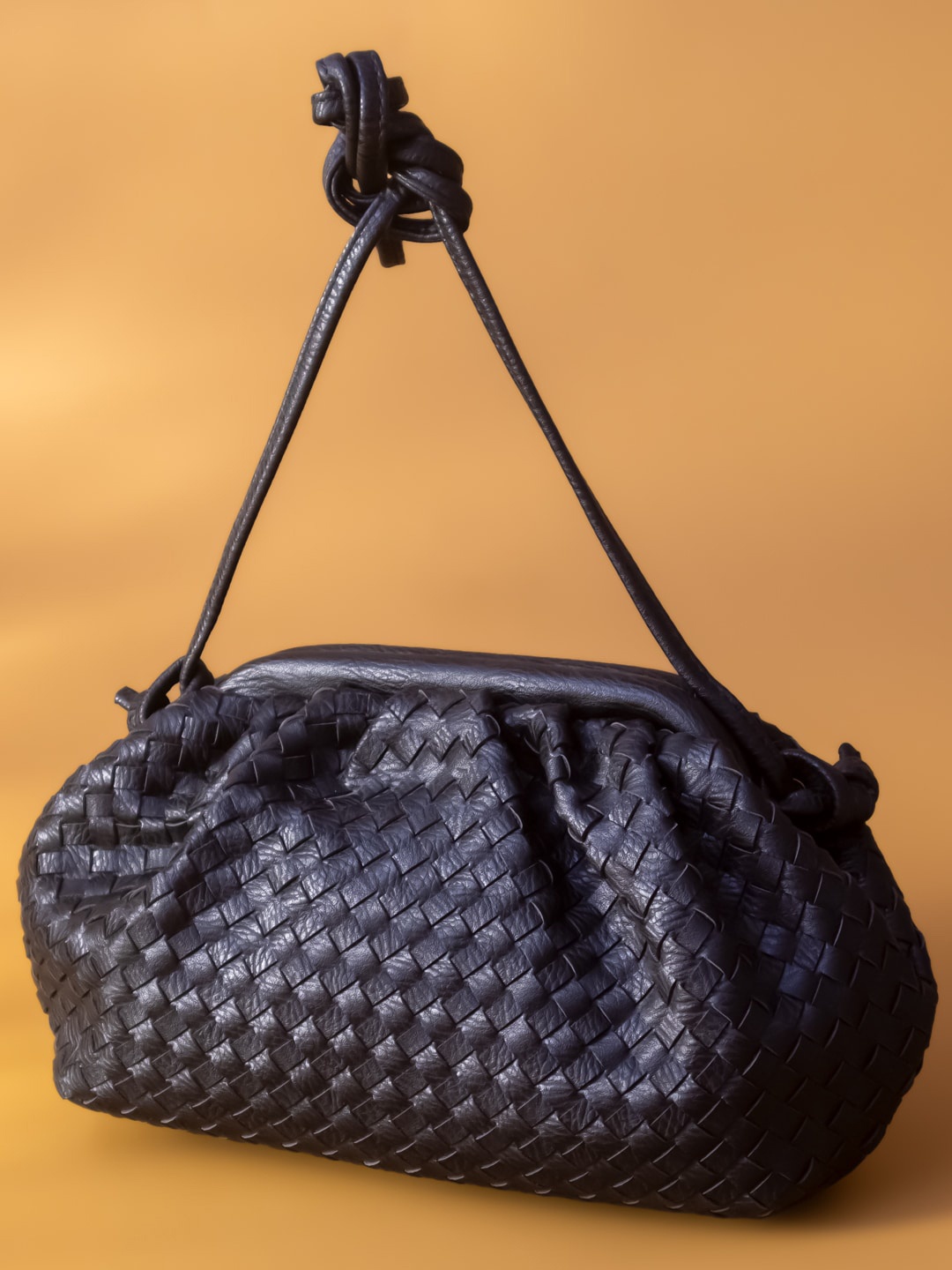 

Inc 5 Textured Structured Handheld Bag, Black