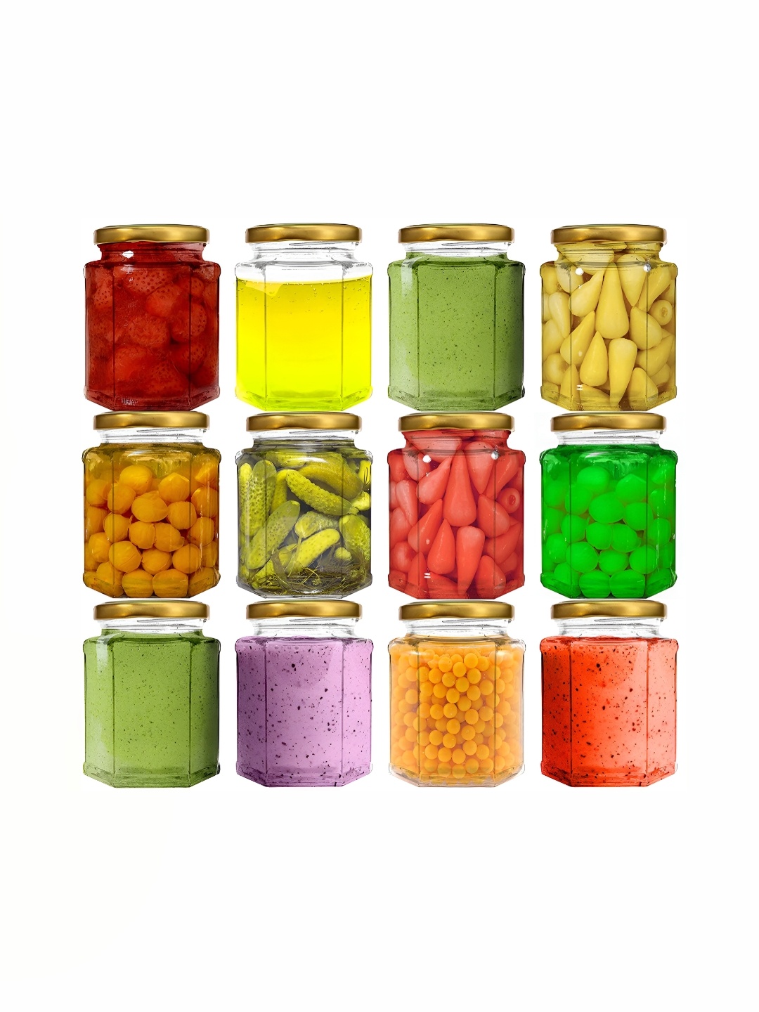 

Afast Transparent 12 Pieces Glass Food Container 400 ml