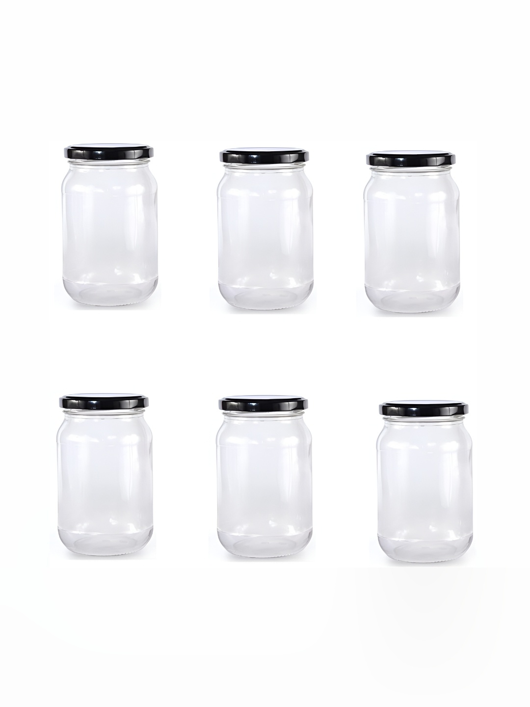 

Afast Transparent 6 Pieces Glass Dishwasher and Microwave Safe Food Containers 1Ltr each