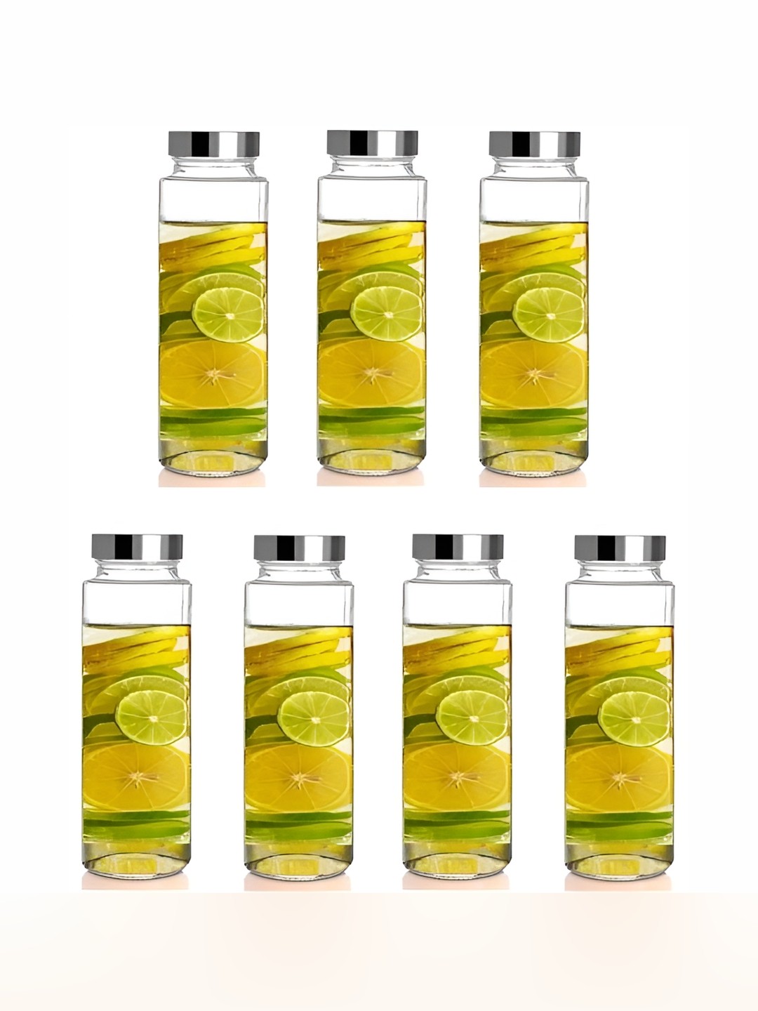 

Afast Transparent 7 Pieces Glass Dishwasher and Microwave Safe Food Container 750ml each