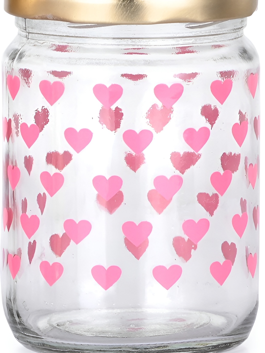 

Afast Transparent & Pink Glass Dishwasher and Microwave Safe Food Container 500 ml